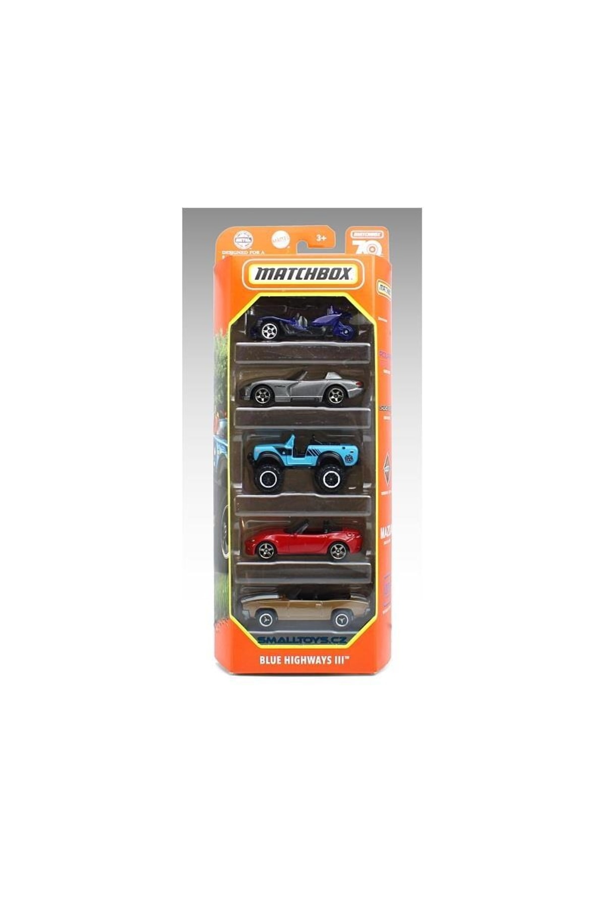 مدل خودرو مجموعه فلزی پنج ماشین آبی HIGHWAYS 2 C1817 HKY 23 اورجینال Matchbox