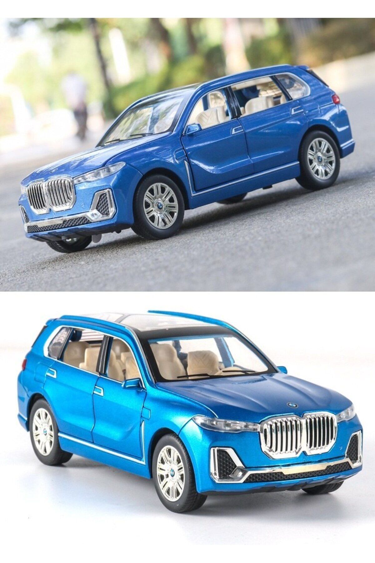 مدل خودرو BMW X7 CAR 1:24 DIECAST METAL MODEL COLLECTION JEEP SUV ماشین با صدا و نور اورجینال scntoys