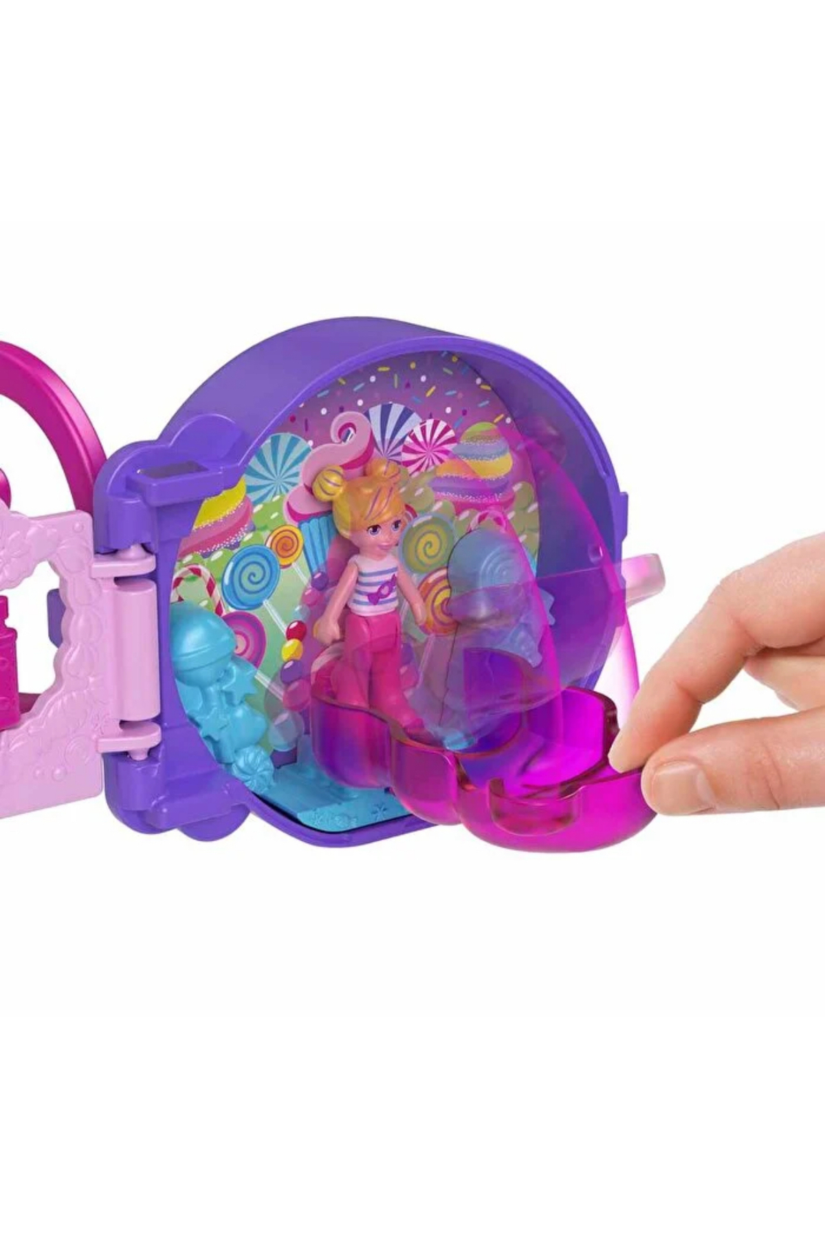 عروسک های اسباب بازی و لوازم جانبی مجموعه‌های کوچک HRD73 پولی پاکت با تم حیوانات Polly Pocket