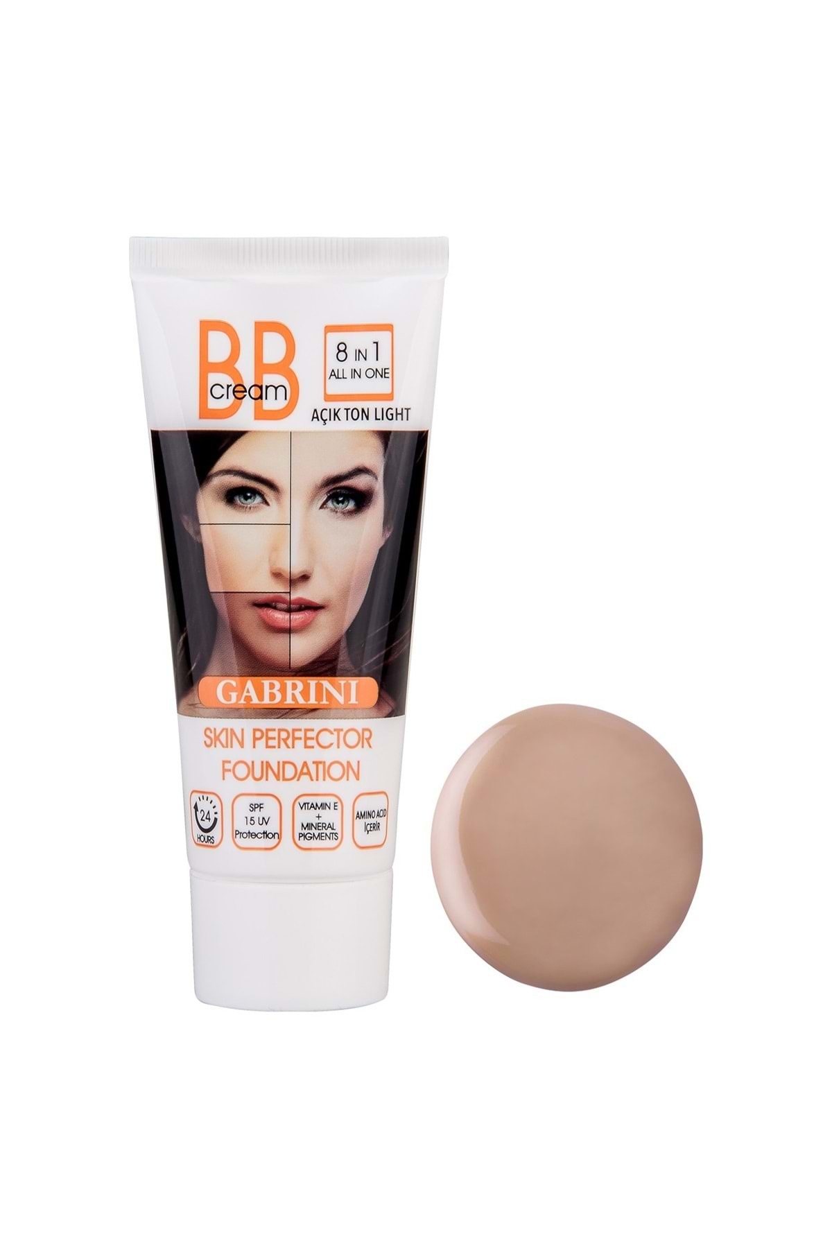 کرم بی و سی BB CREAM LIGHT TONE 50ML. Gabrini