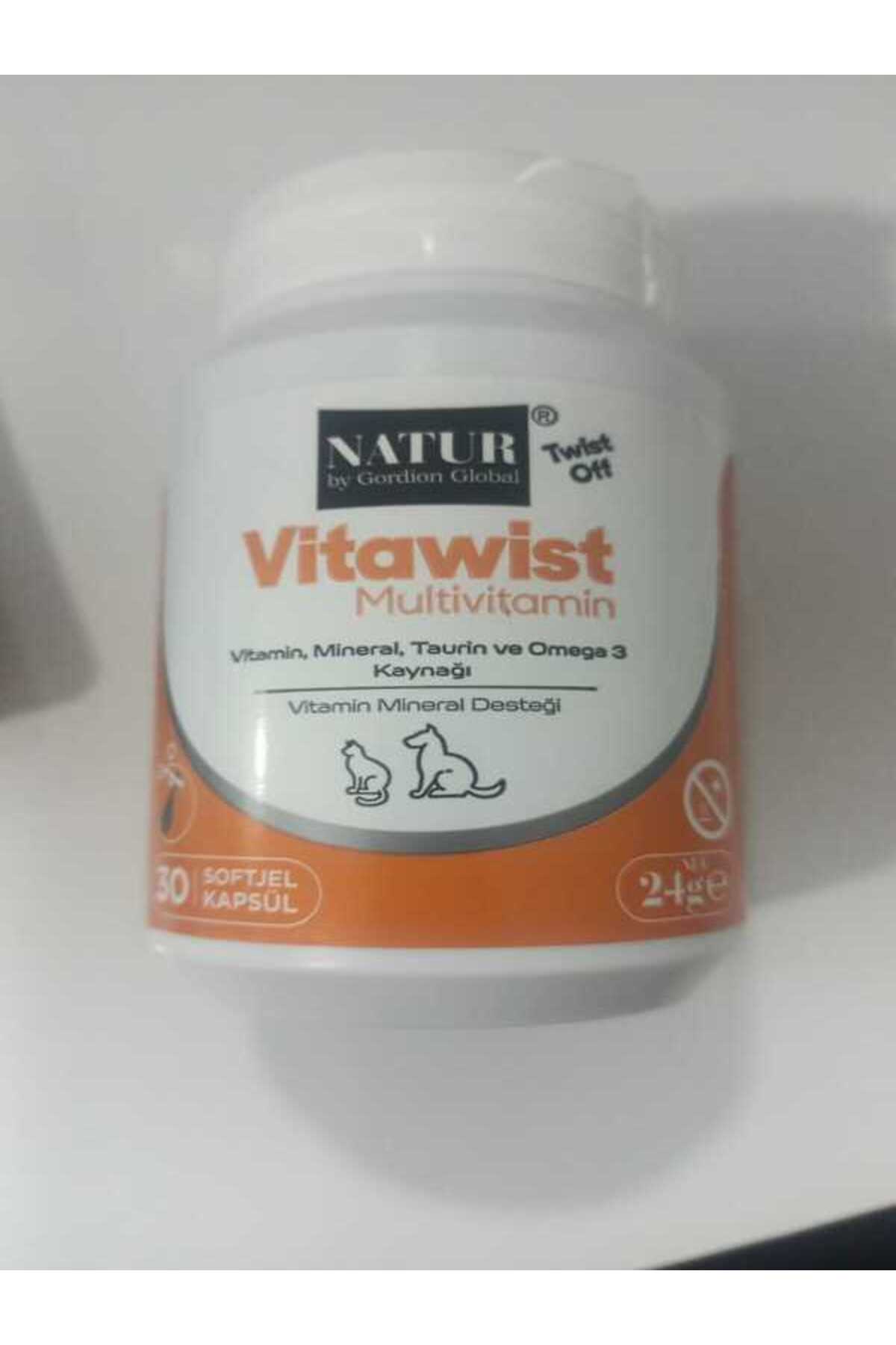 مولتی‌ویتامین گربه ناتور Natür Vitawist، ۳۰ کپسول سافت‌ژل
