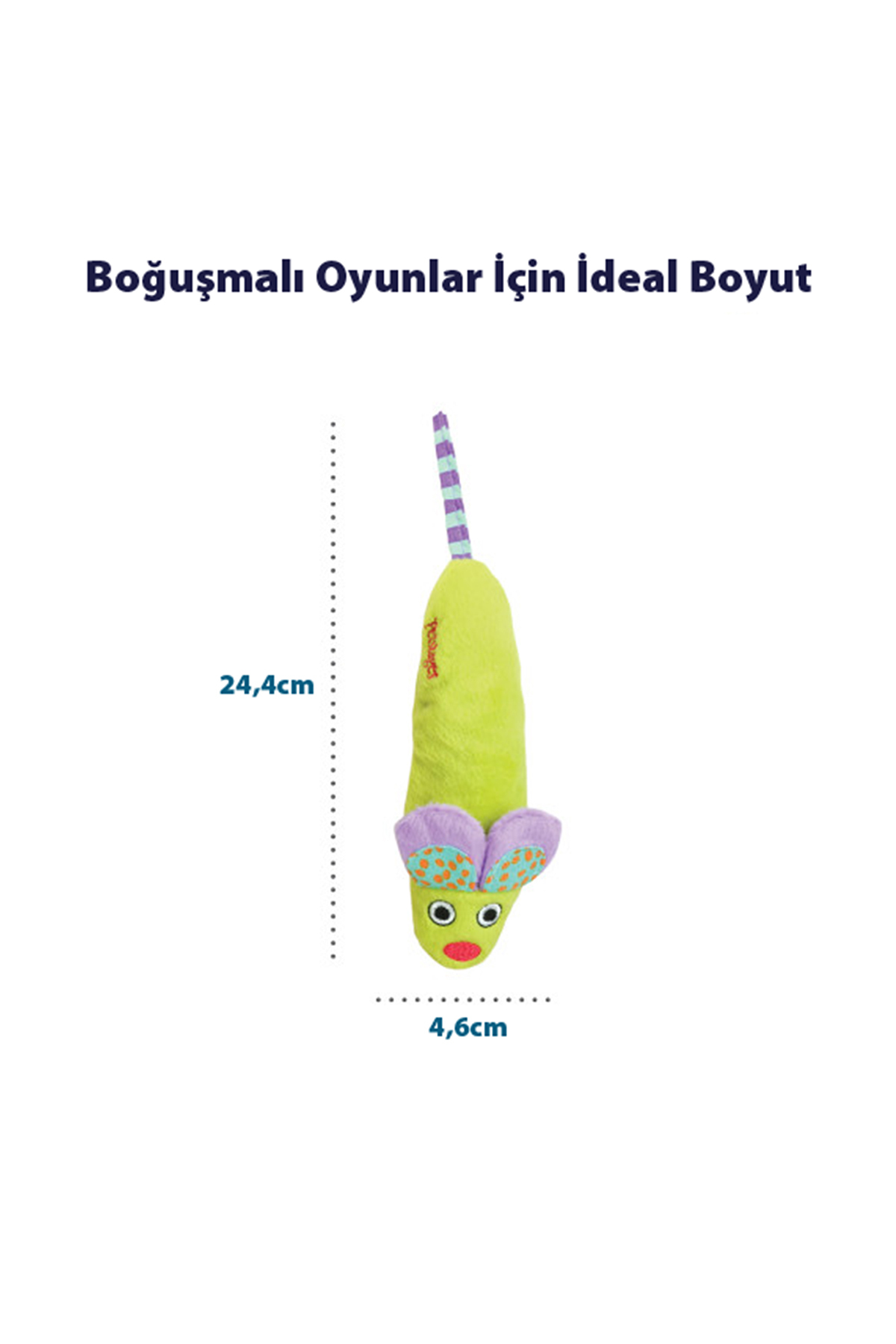 اسباب‌بازی موش گربه حاوی کت‌نیپ، اوت‌وارد هاوند Outward Hound Catstages Green Magic، مدل 350-384M چندرنگ