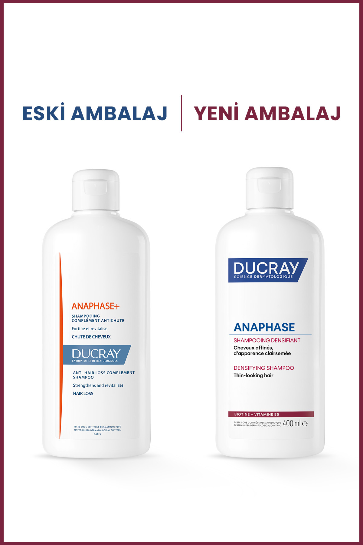 Ducray شامپو ضد ریزش مو Anaphase Plus 400 میلی لیتر