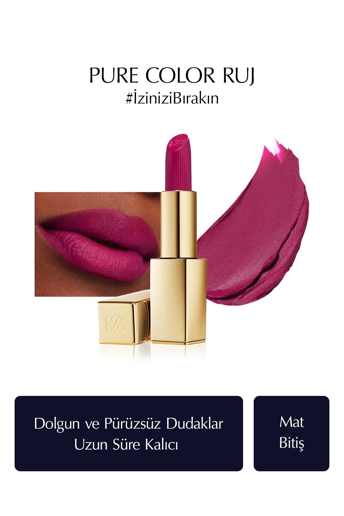 رژ لب مات مدل 616 انیگما پیور کالر ۳۵ گرم GURBURN583 استی لادر Estee Lauder