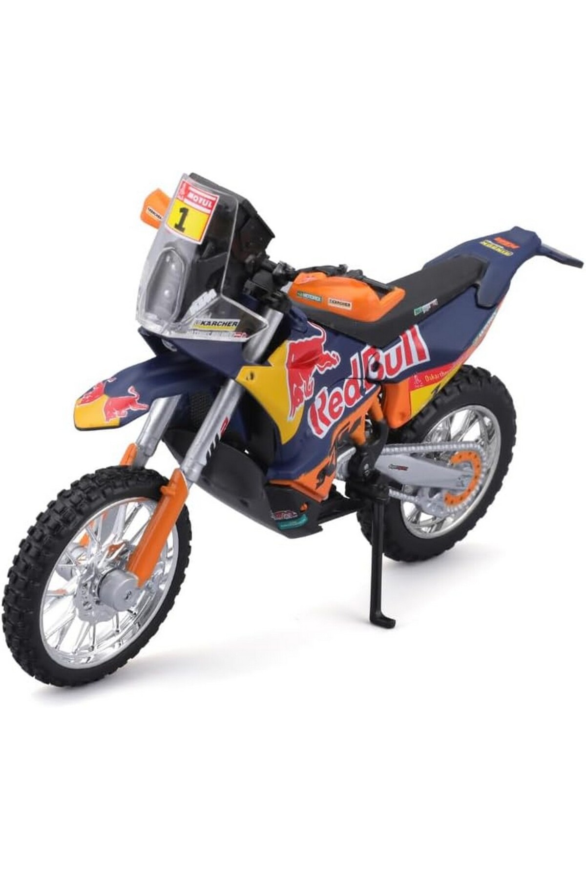 مدل خودرو KTM 450 RALLY 2019 1 18 SCALE MODEL BURAGO MOTORCYCLE DIECAST اسباب بازی اورجینال Burago