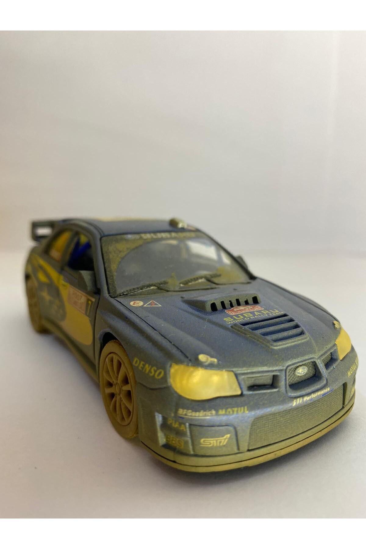 مدل خودرو ماشین اسباب بازی فلزی سوبارو ایمپرزا WRC مادی اورجینال درب 12 سانتی متر باز می شود Diecast