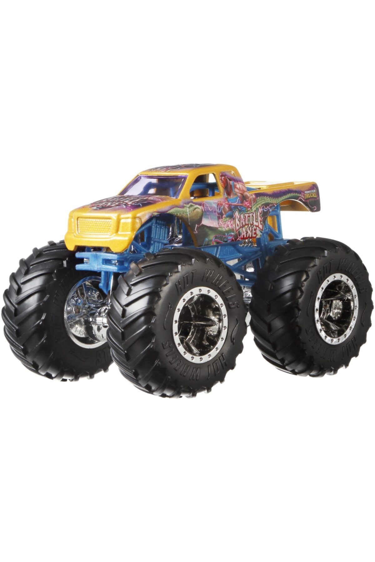 ماشین اسباب بازی کامیون های هیولا 1:64 اتومبیل FYJ44 هات ویلز اورجینال HOT WHEELS