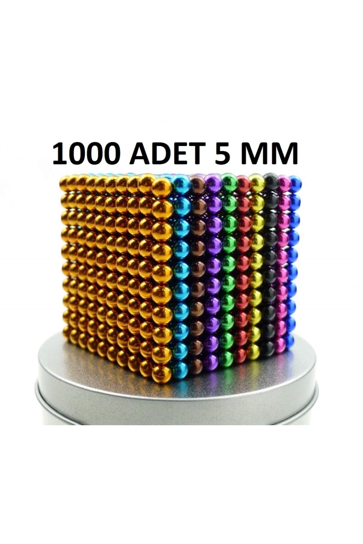 اسباب بازی های فیگور دیگر BIG LOVERS 1000 PIECES MAGNETIC TOY BALL NEOCUBE MAGNET 5MM SITRES IN METAL BOX hitteknoloji