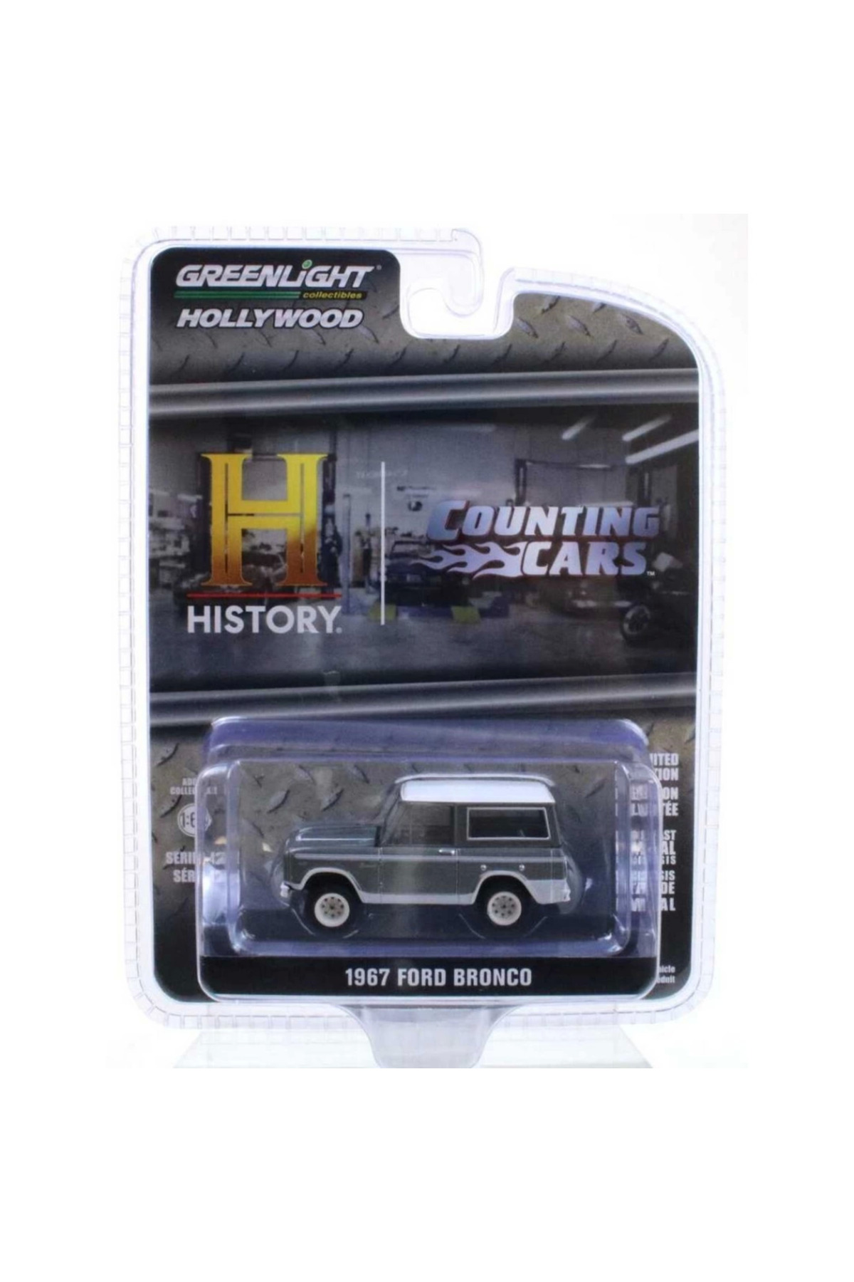 مدل خودرو GREENLIGHT 1 64 HOLLYWOOD SERIES 42 1967 FORD BRONCO COUNTING CARS 2021 نمایش تلویزیونی کنونی اورجینال Flamex