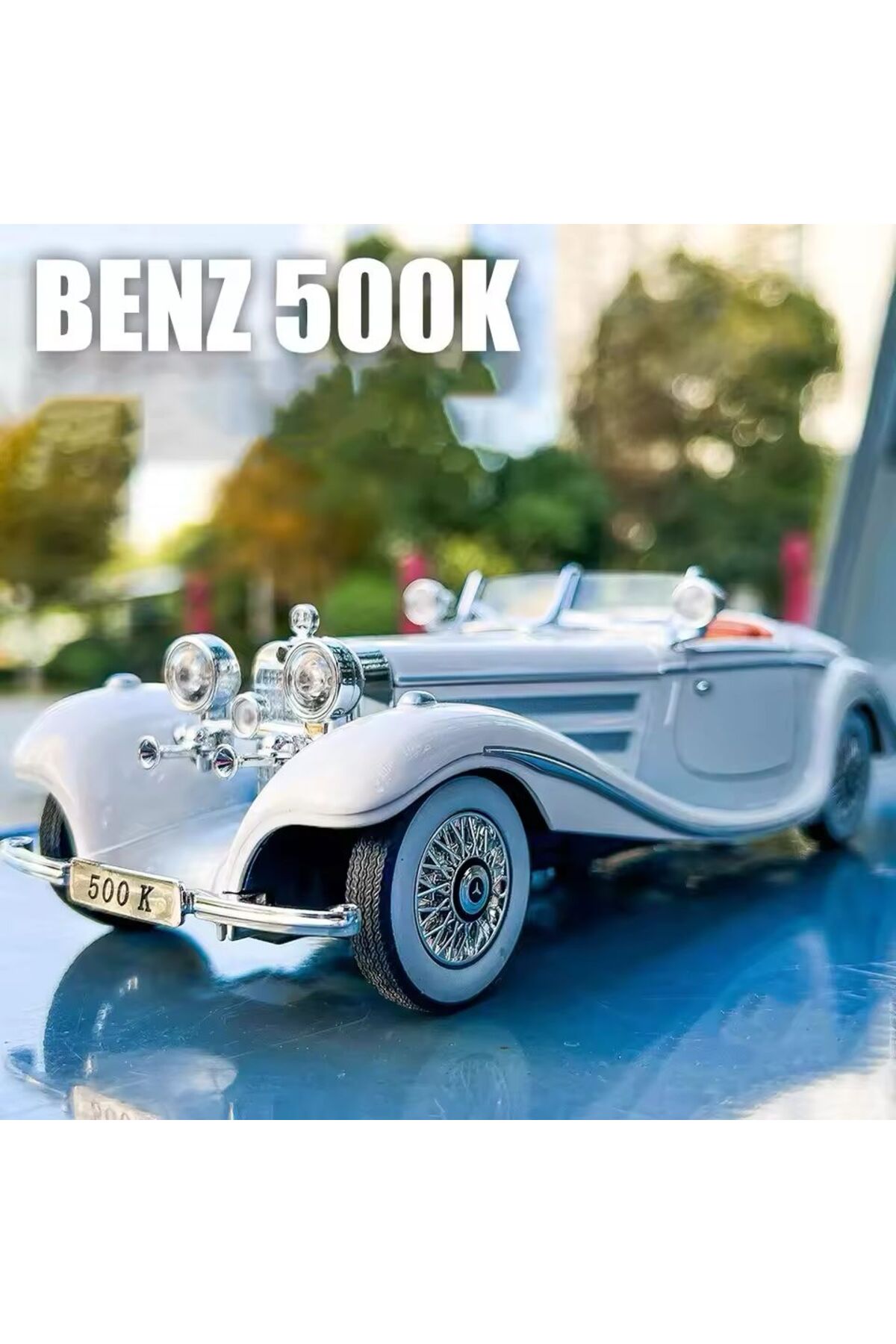مدل خودرو MERCEDES BENZ CAR 1936 500K DIECAST مجموعه خودروهای بریتانیایی ماشین کلاسیک قدیمی اورجینال SECTOYS
