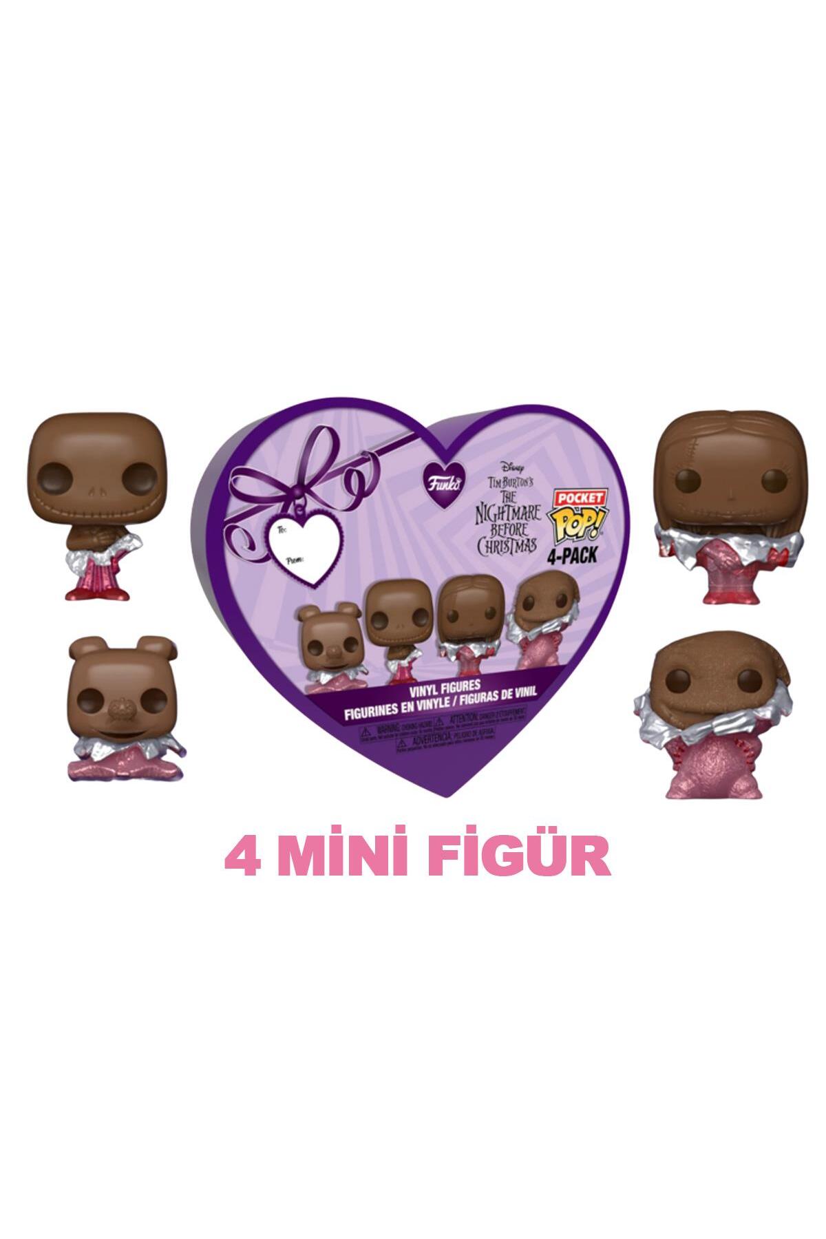 فیگور POCKET PAP 4 PACK DISNEY THE NIGHTMARE BEFORE CHRISTMAS VALENTINE'S BOX از ترکیه Funko
