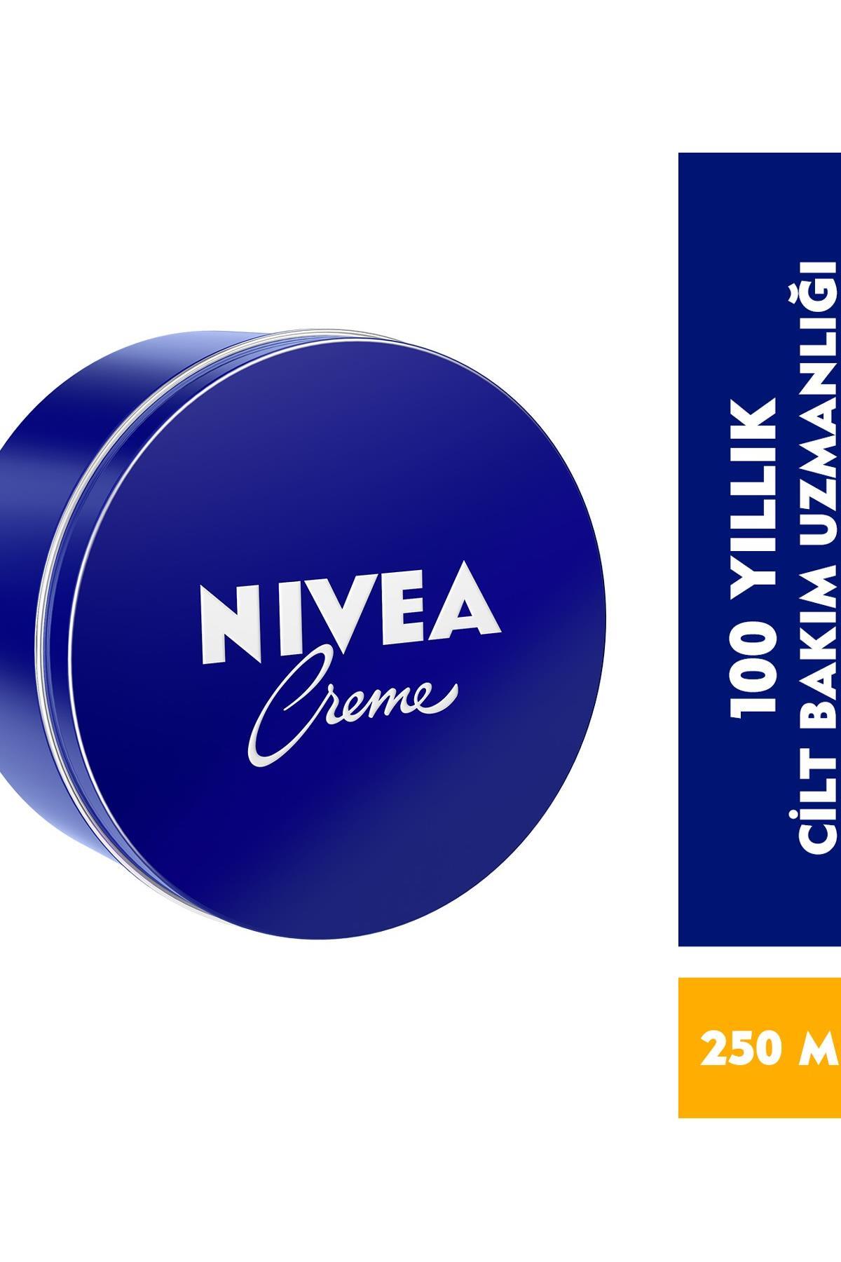 NIVEA کرم مرطوب‌کننده 250 میلی‌لیتر، حفاظت نگهداری، کرم مرطوب‌کننده برای همه انواع پوست