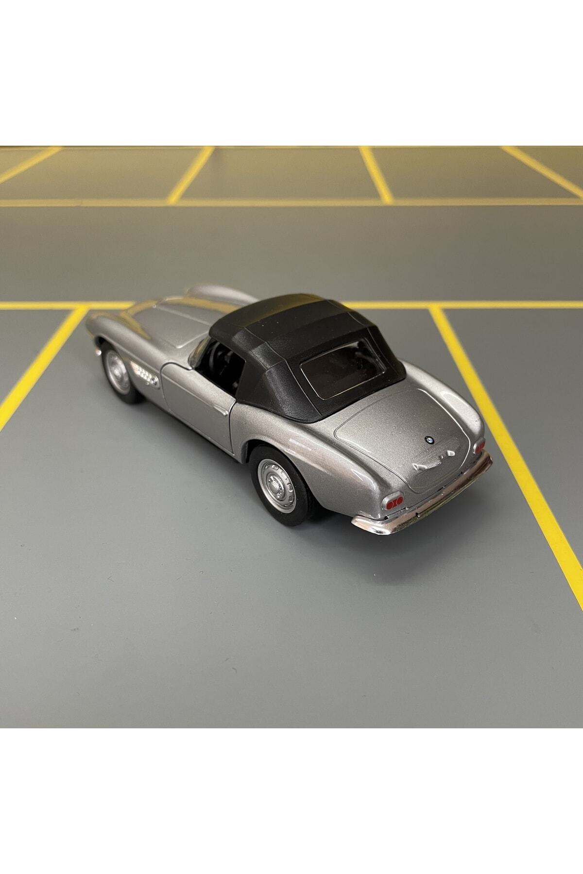 مدل خودرو BMW 507 1956 1 36 SCALE C&amp;C MODEL GARAGE PULL DROP DIECAST METAL TOY CAR اورجینال WELLY
