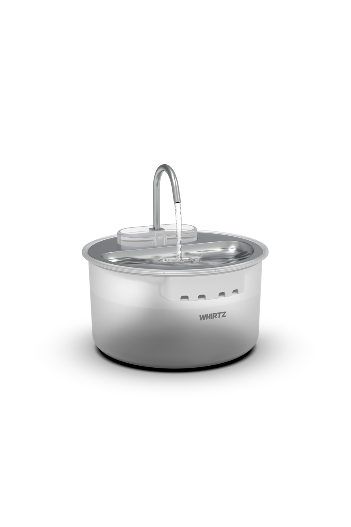 ظرف آب هوشمند حیوانات خانگی ۴ لیتری ویرتز Whirtz، مدل WR-PT-1003، با کنترل اپلیکیشنی و وای‌فای