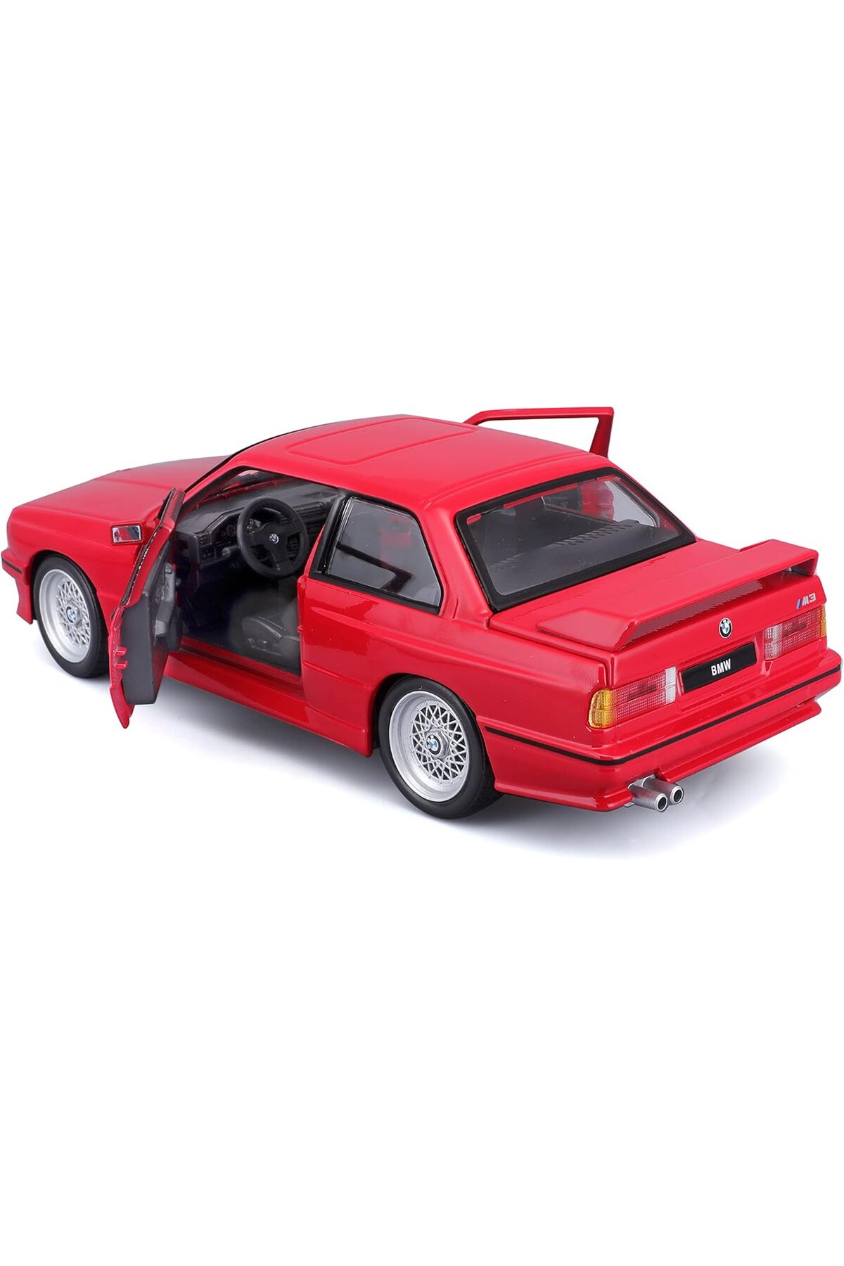 مدل خودرو BMW 3 SERIES M3 E30 1988 MODEL CAR 1:24 SCALE RED BURAGO اورجینال Feyza Oyuncak