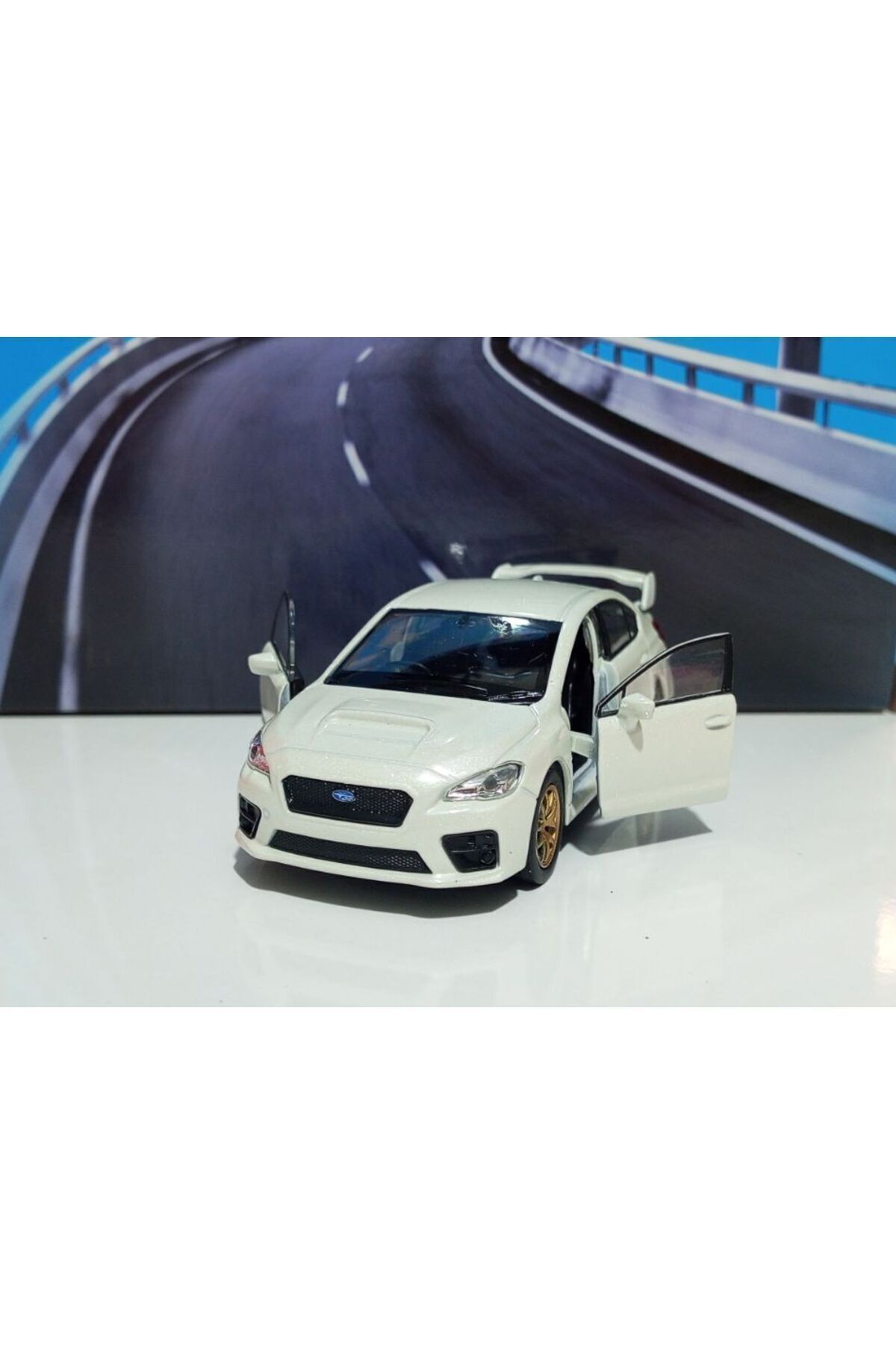 مدل خودرو ماشین فلزی سوبارو WRX STI PULL DROP اورجینال WELLY