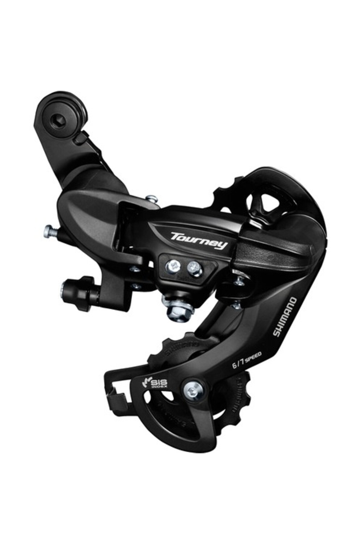 شانژمان عقب شیمانو Shimano Tourney RD-TY300، پیچ‌شونده و بدون براکت، جعبه‌دار مشکی