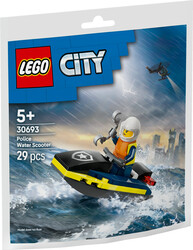 مجموعه ساختنی جت‌اسکی پلیس سیتی لگو LEGO مدل 30693، ۲۹ قطعه، حداقل ۵ سال