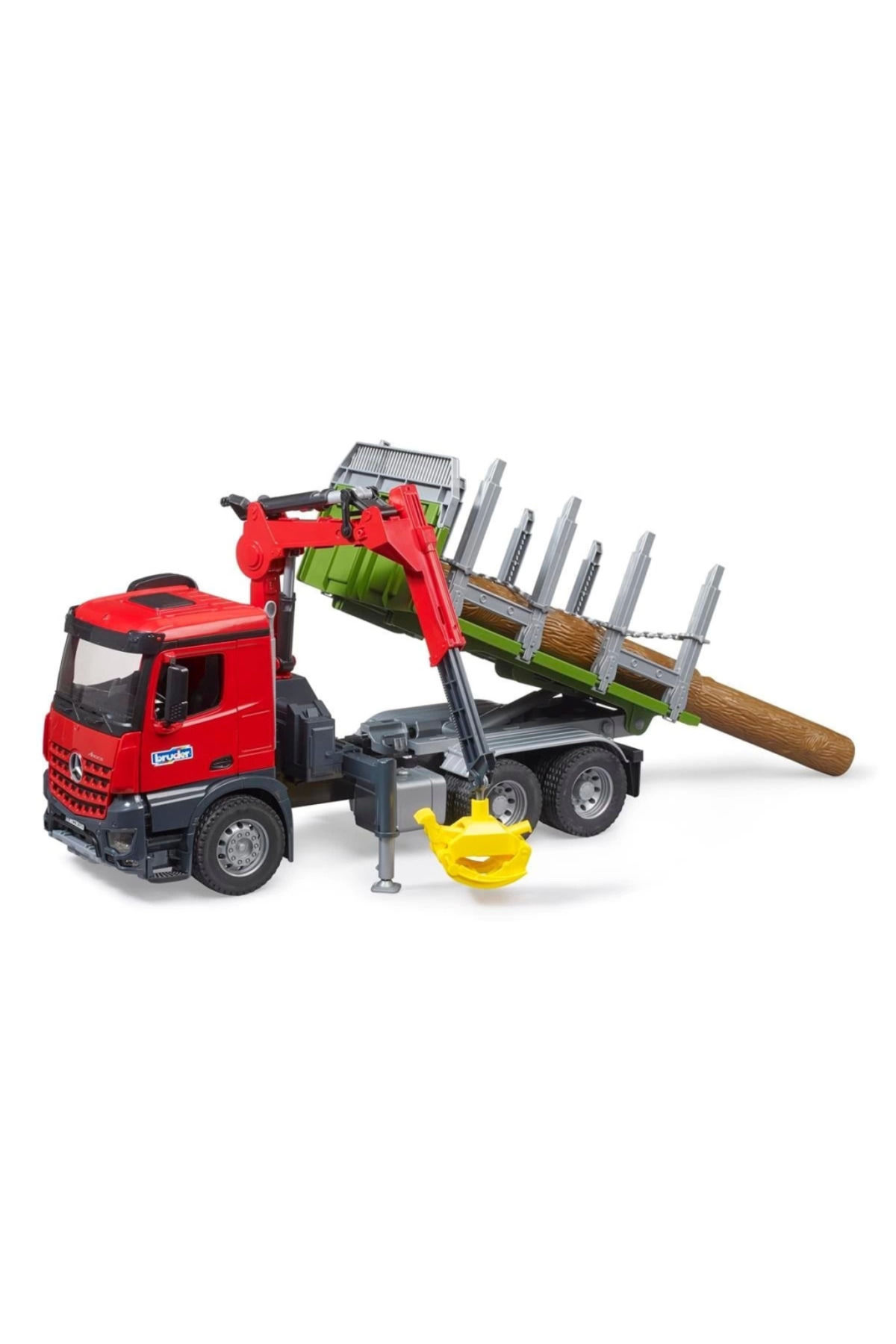 مدل خودرو BRUDER MB AROCS LOG TRANSPORTER TRUCK BR03669 اورجینال berenelektronik