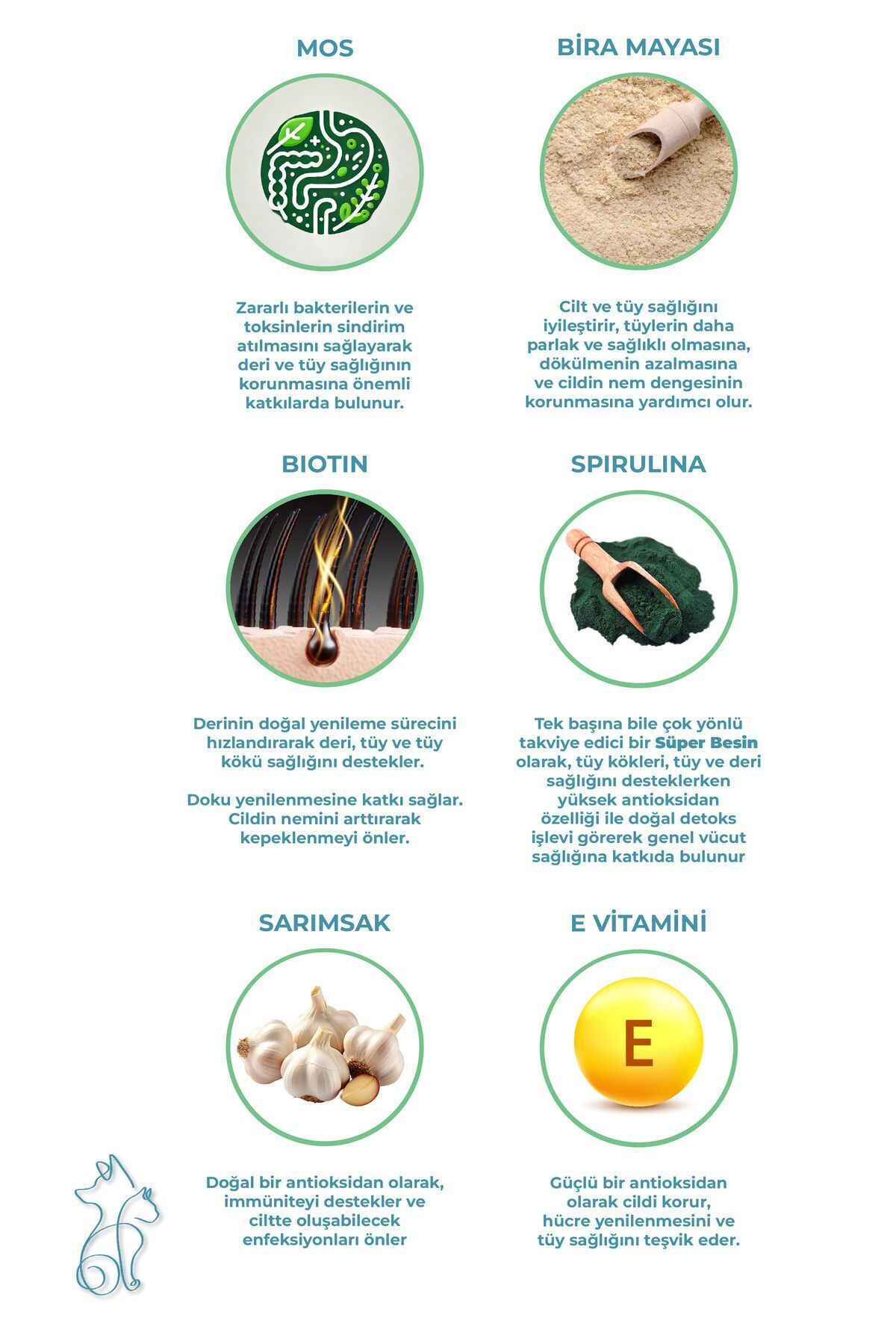 مکمل پوست و موی سگ کاهو نچرالز اسپیریچوالی کانکتد Kahu Naturals Spiritually Connected، ۶۰ قرص