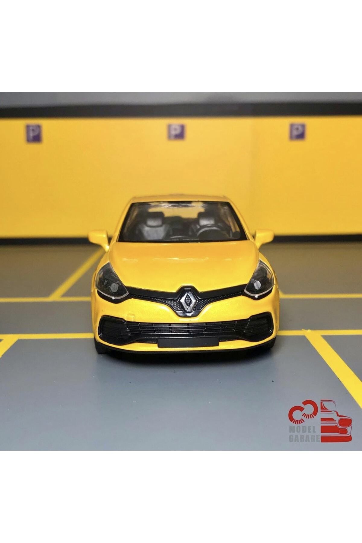 مدل خودرو RENAULT CLIO RS 1 36 SCALE C&amp;C MODEL GARAGE PULL &amp; DROP DIECAST METAL CAR TOY اورجینال WELLY