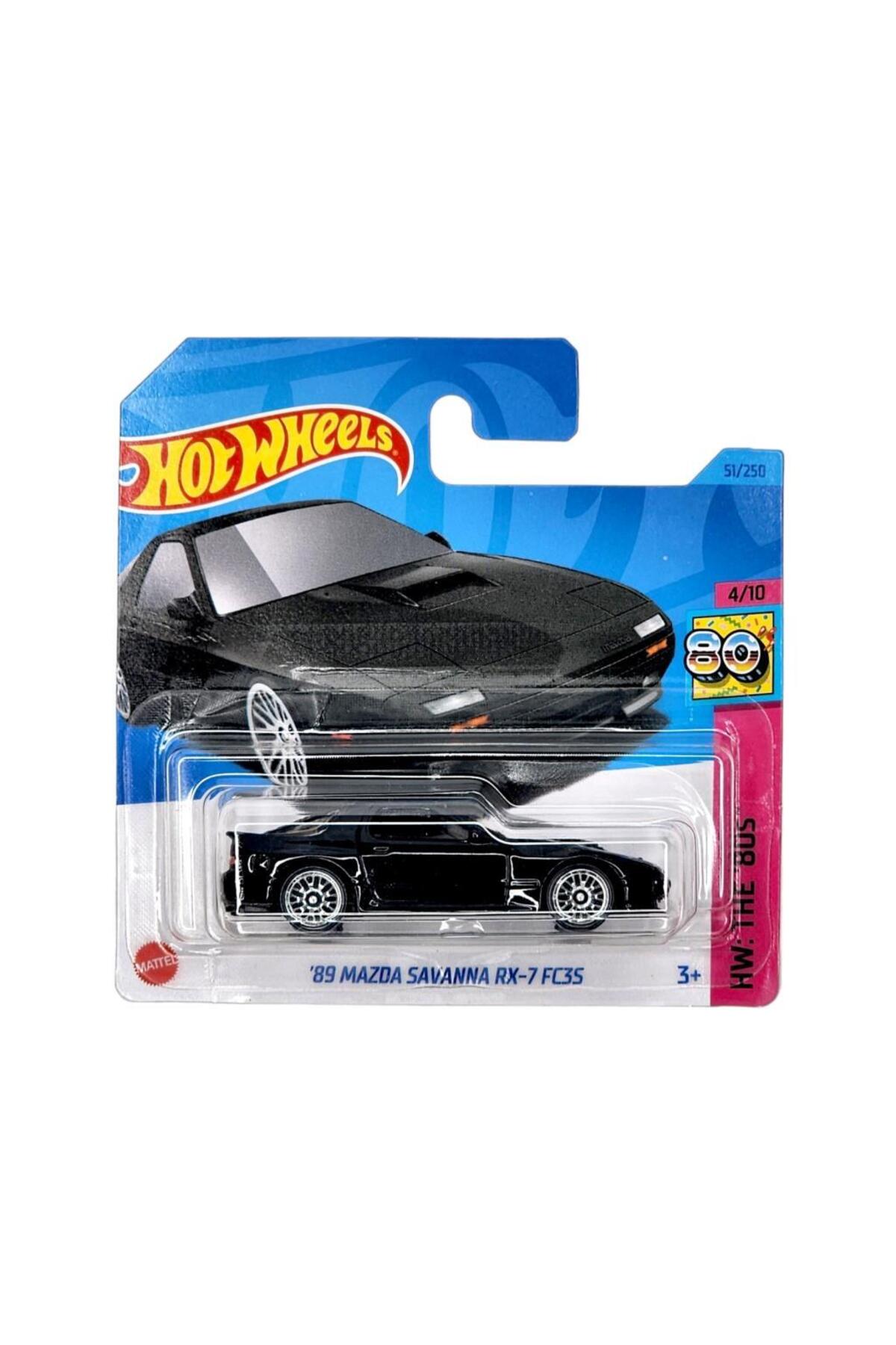 ماشین اسباب بازی اتومبیل های مجرد 89 مزدا SAVANNA RX 7 FC35 HKJ62 هات ویلز اورجینال HOT WHEELS