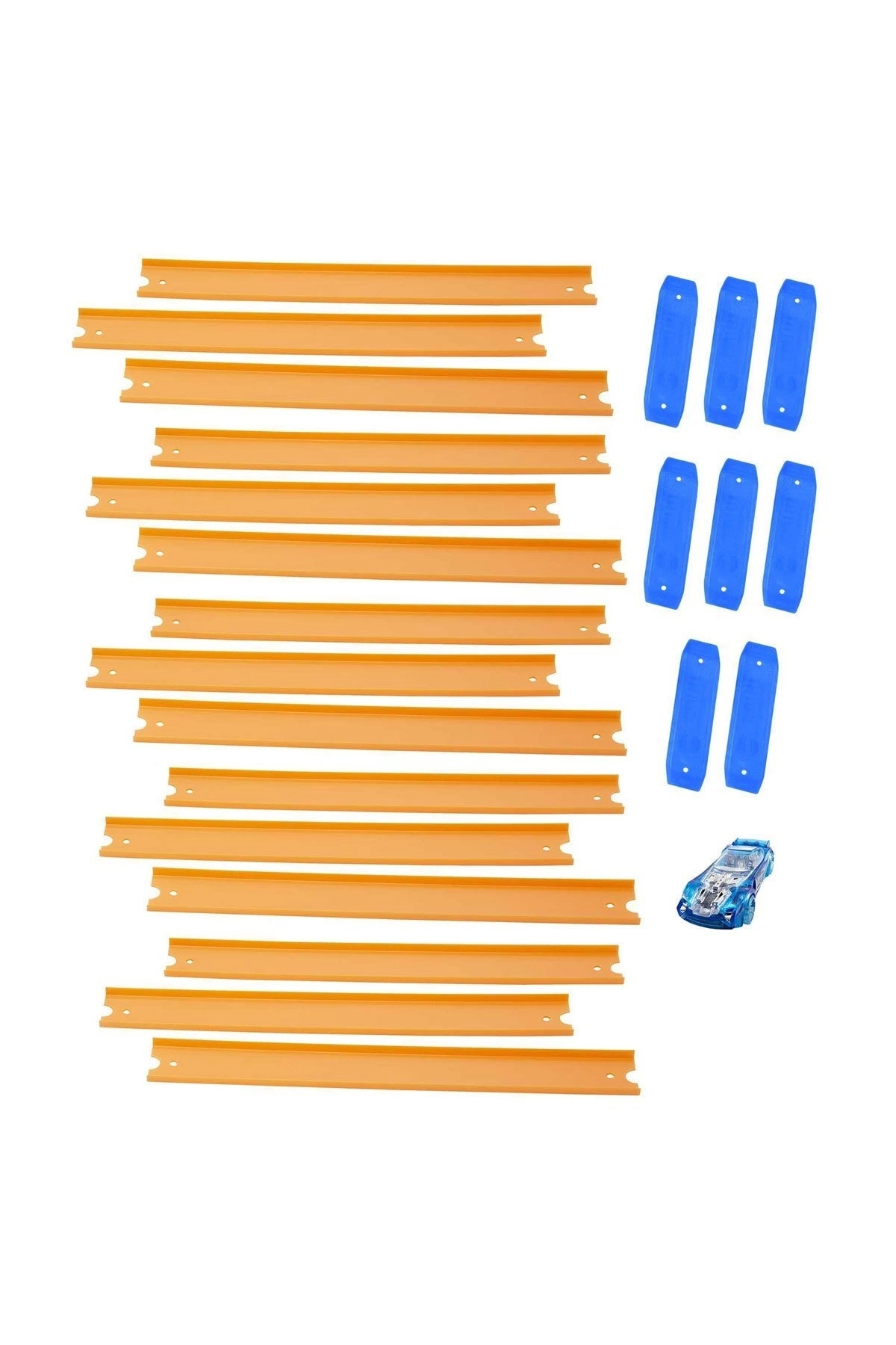 ست وسیله نقلیه BHT77 HW TRACK BUILDER CAR AND RUNWAY سازنده آهنگ WHEELS HOT هات ویلز اورجینال HOT WHEELS