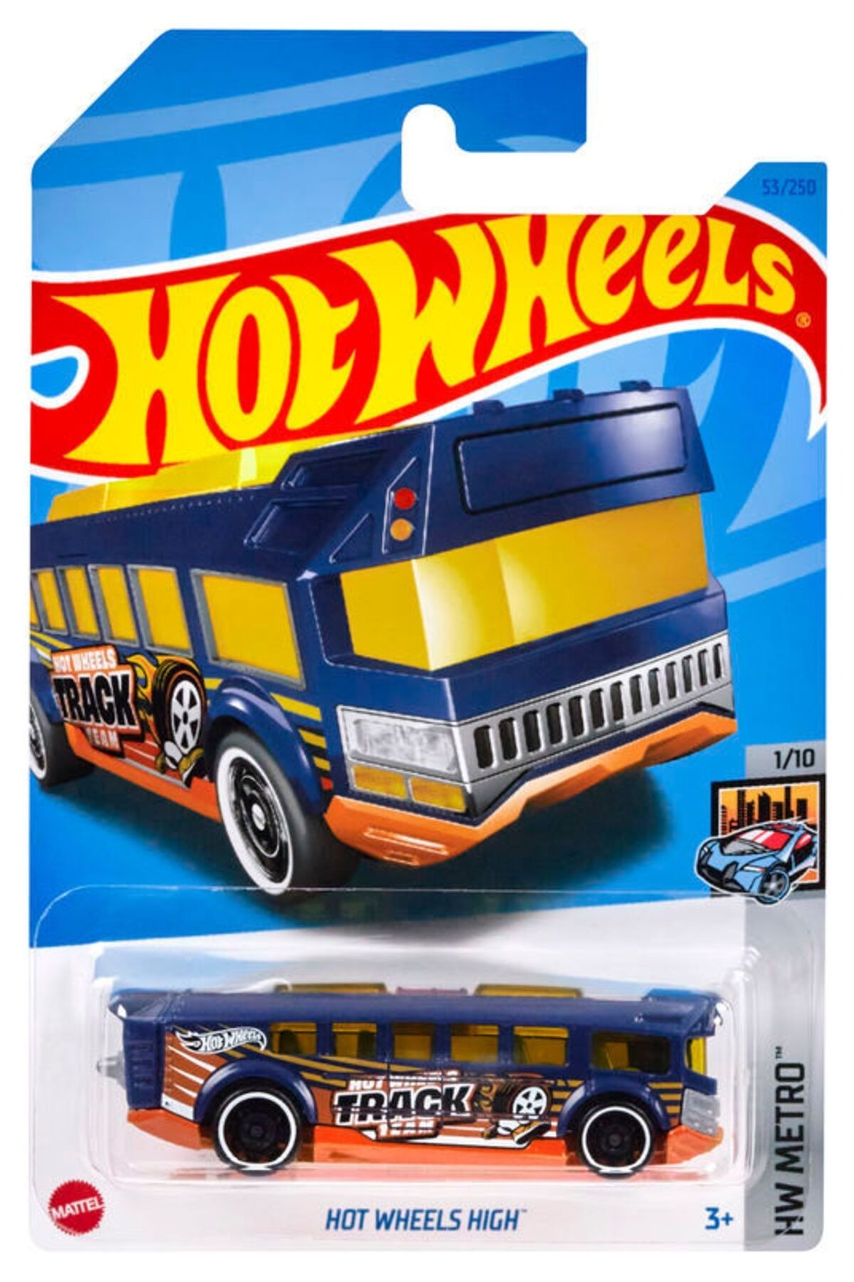 ماشین اسباب بازی تک هات ویلز بالا اتوبوس HOT WHEELS
