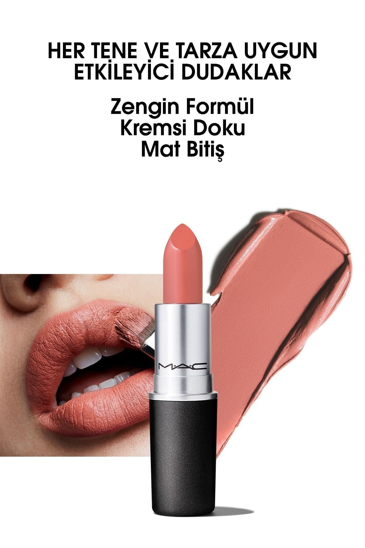 Mac رژلب مک رنگ Kinda Sexy 3G