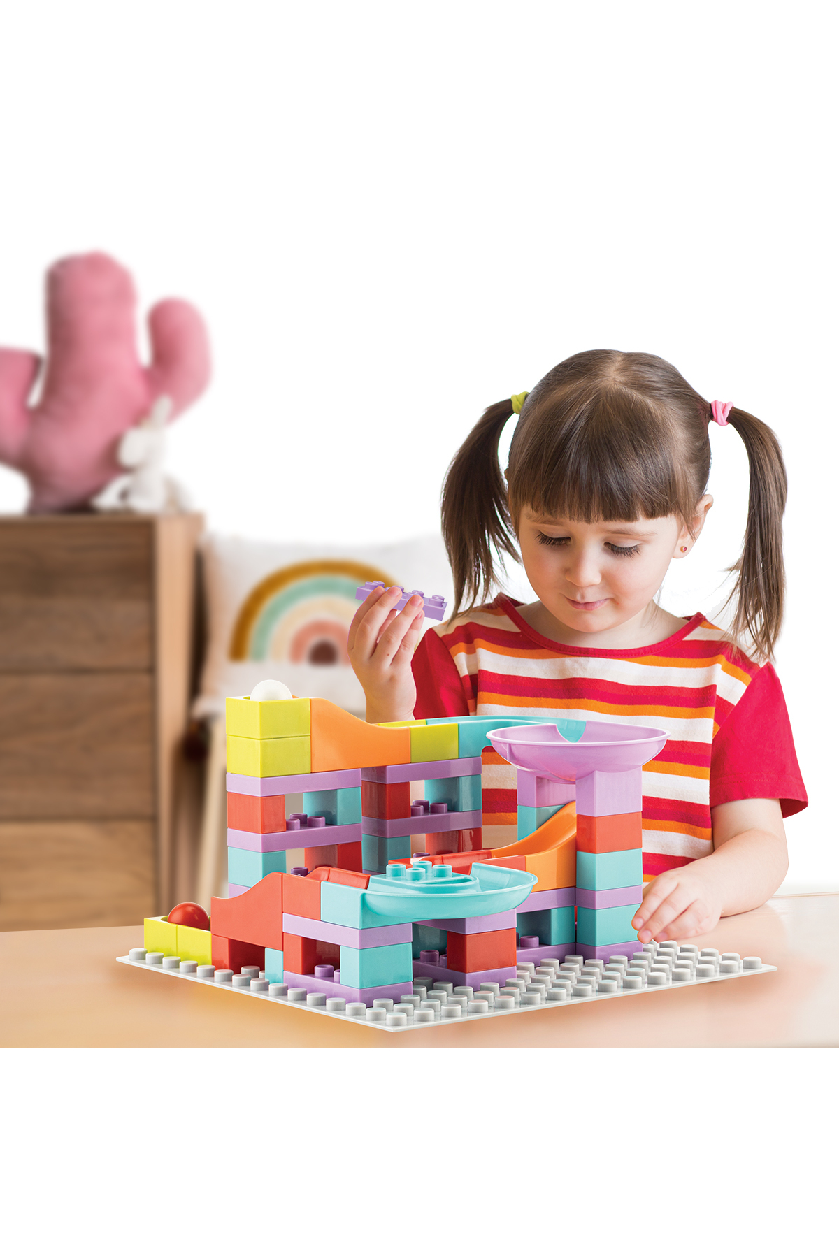 لگو و اسباب بازی های ساخت محور بلوک اسلاید سازگار LEGODUPLO 65 قطعه از ترکیه A&G Monarque