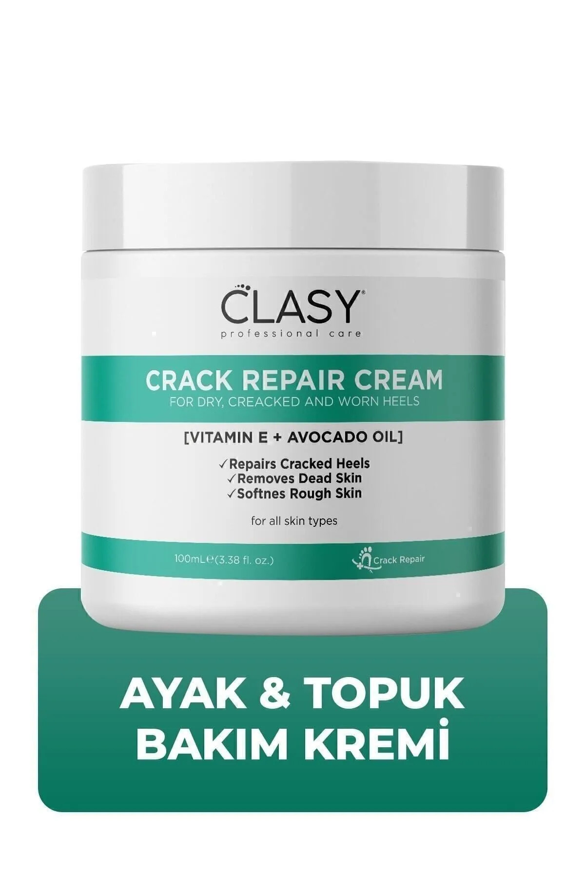 کرم پا ترمیم کننده ترک پاشنه Clasy Care