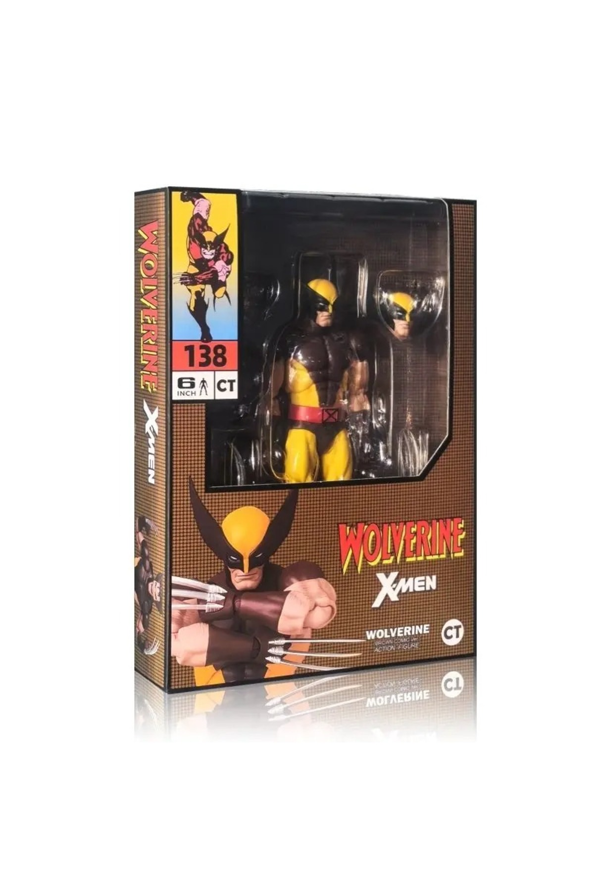اسباب بازی های فیگور دیگر WOLVERINE MAFEX 138 X MEN ACTION FIGUR Shem