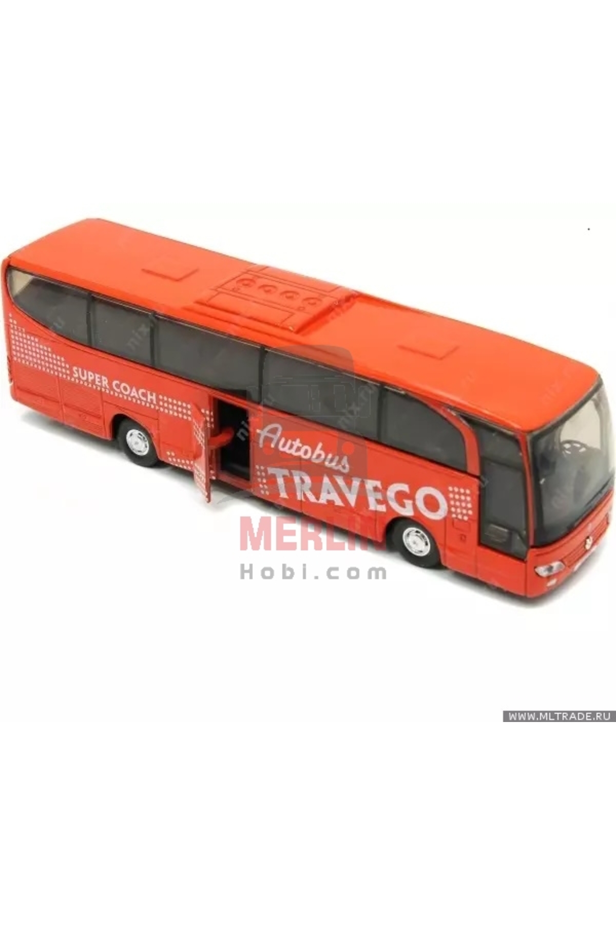 مدل خودرو 1 60 اتوبوس مرسدس بنز TRAVEGO اورجینال WELLY