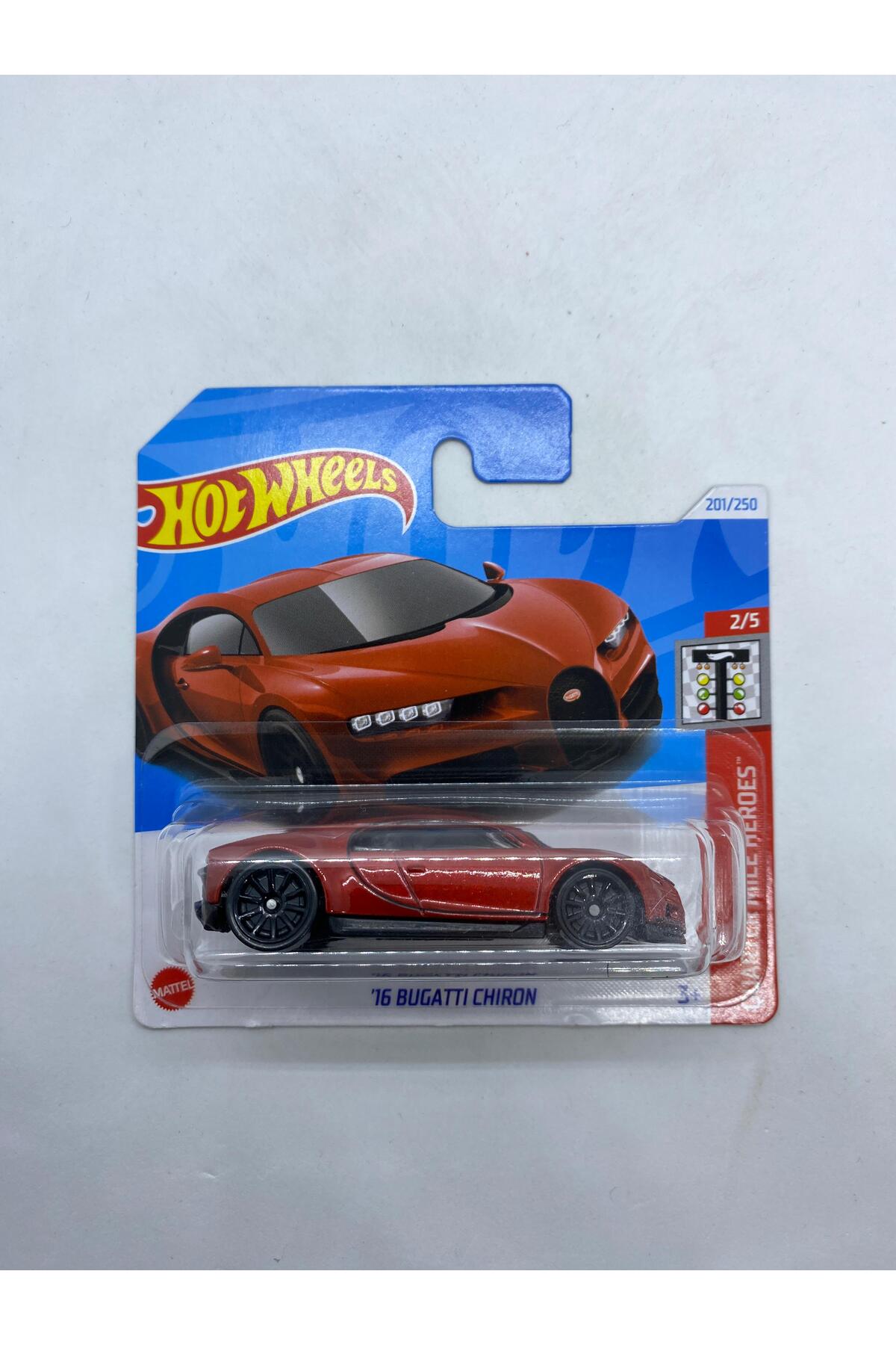 ماشین اسباب بازی 16 بوگاتی شیرون قرمز از ترکیه HOT WHEELS