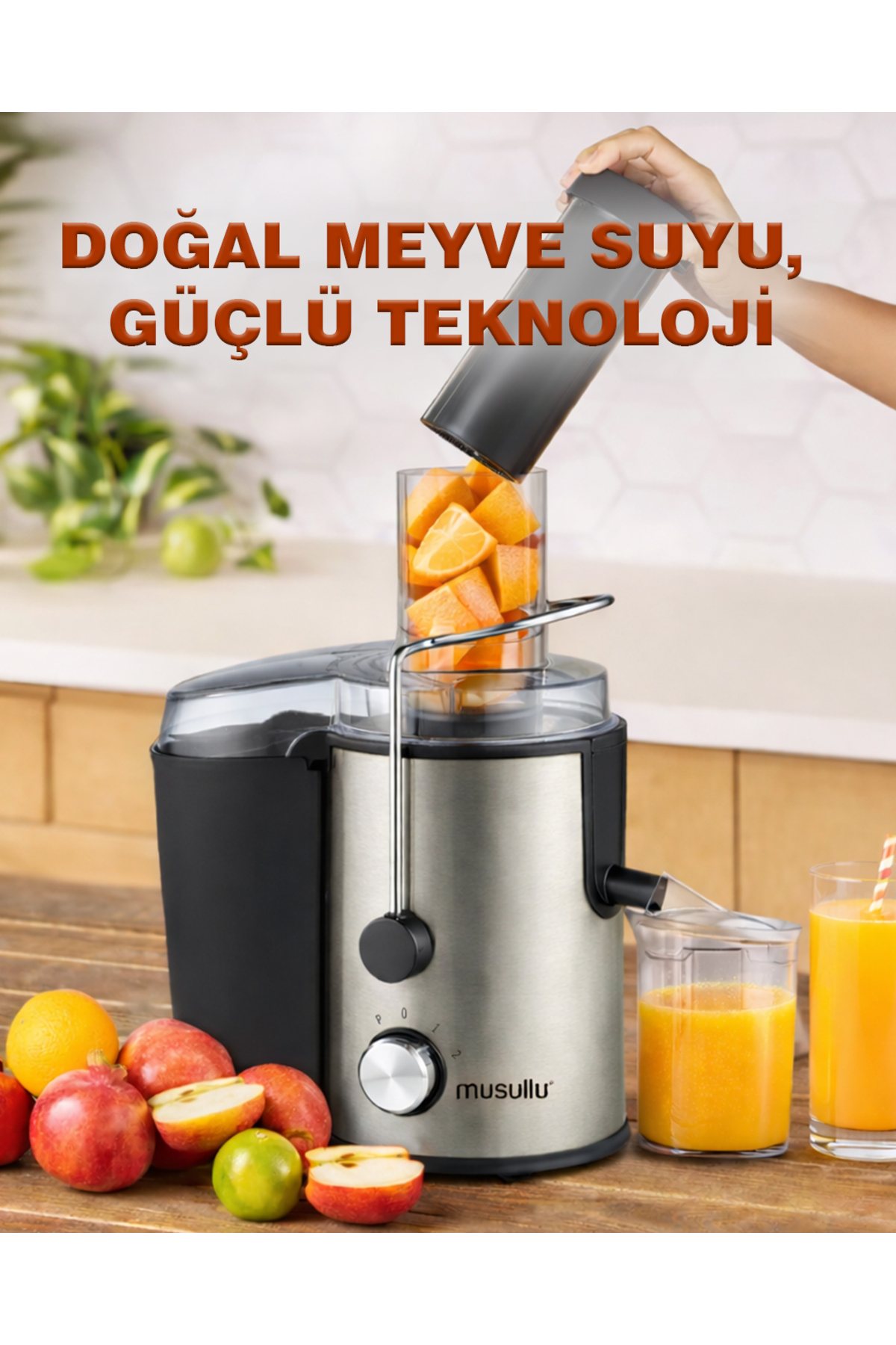 آب میوه و سبزی گیری آبمیوه MSL 728 JE MIN اورجینال Musullu