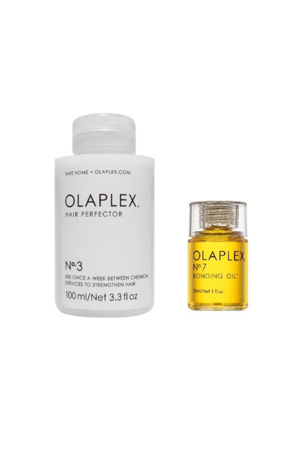 Olaplex محصول مراقبت از مو شماره ۳ ۱۰۰ میلی لیتر + روغن مراقبتی شماره ۷ ۳۰ میلی لیتر