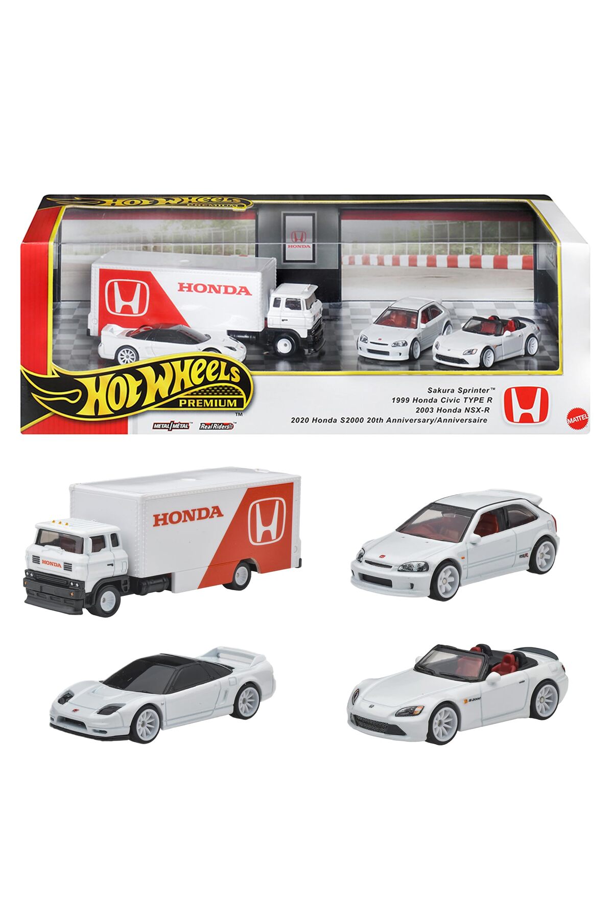 ماشین اسباب بازی سری پرمیوم هوندا GMH39 از ترکیه HOT WHEELS