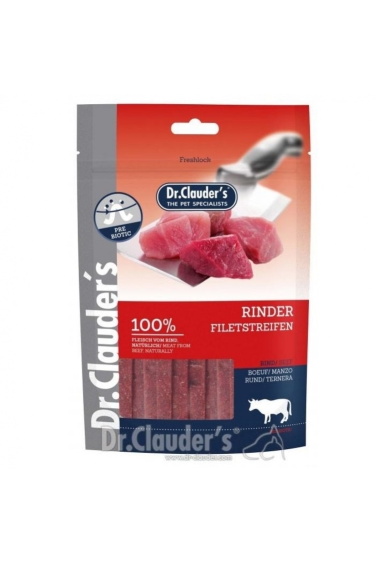 تشویقی استیکی سگ دکتر کلادرز Dr. Clauder'S با گوشت گاو، ۸۰ گرم
