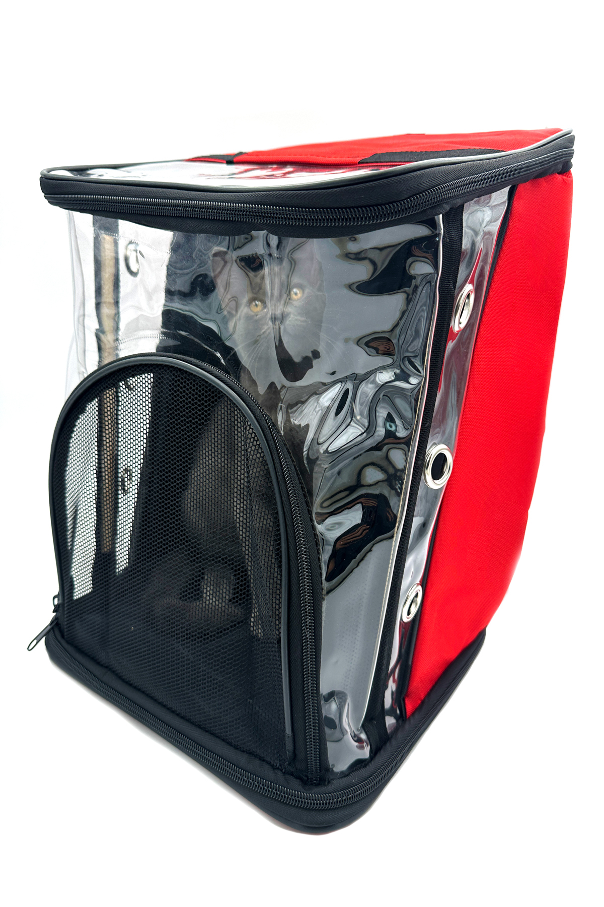 کوله‌پشتی حمل گربه و سگ تاسما مارکت Tasma Market، قرمز، مدل TRP-BT-1