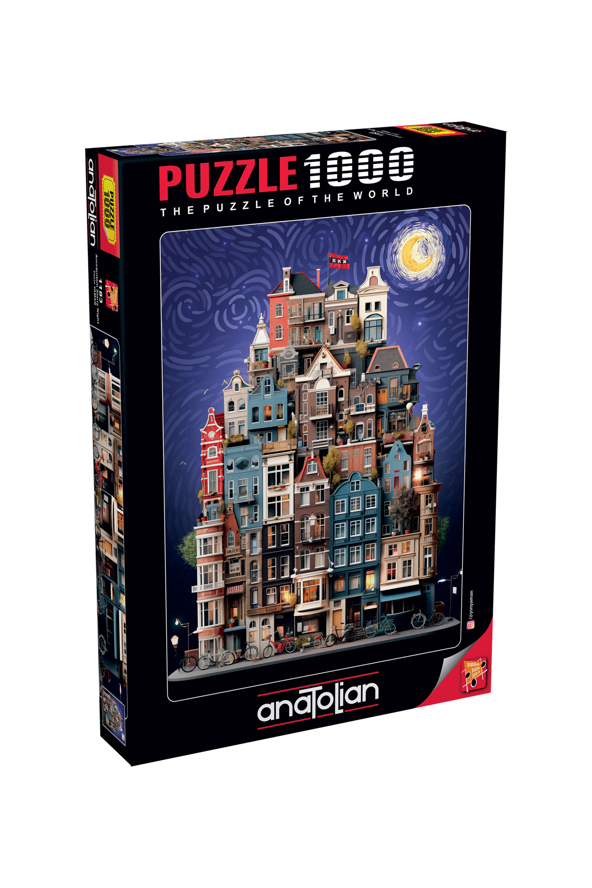 پازل 1000 قطعه شب پرستار آمستردام 1183 اورجینال Anatolian Puzzle