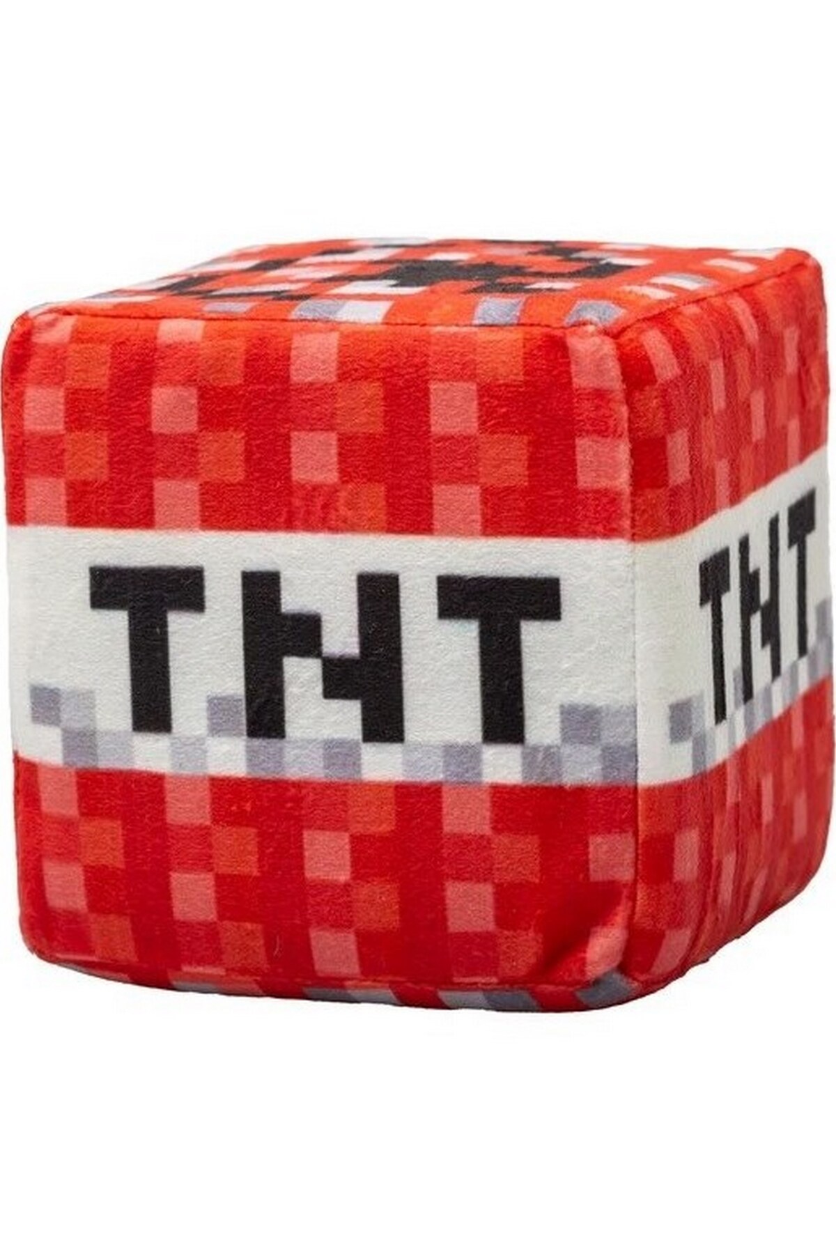 اسباب بازی های پشمی بمب TNT MINECRAFT مخملی که بلوک 25 سانتی متری ماین کرافت را منفجر می کند از ترکیه farist