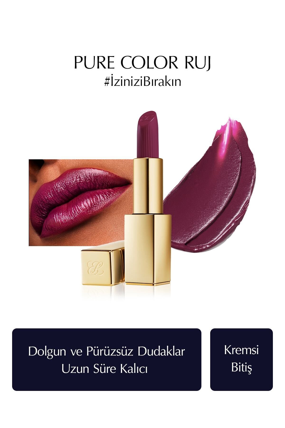 رژ لب کرمی با وزن ۳۵ گرم رنگ بنفش بی‌ادب ۴۵۰ استی لادر Estee Lauder
