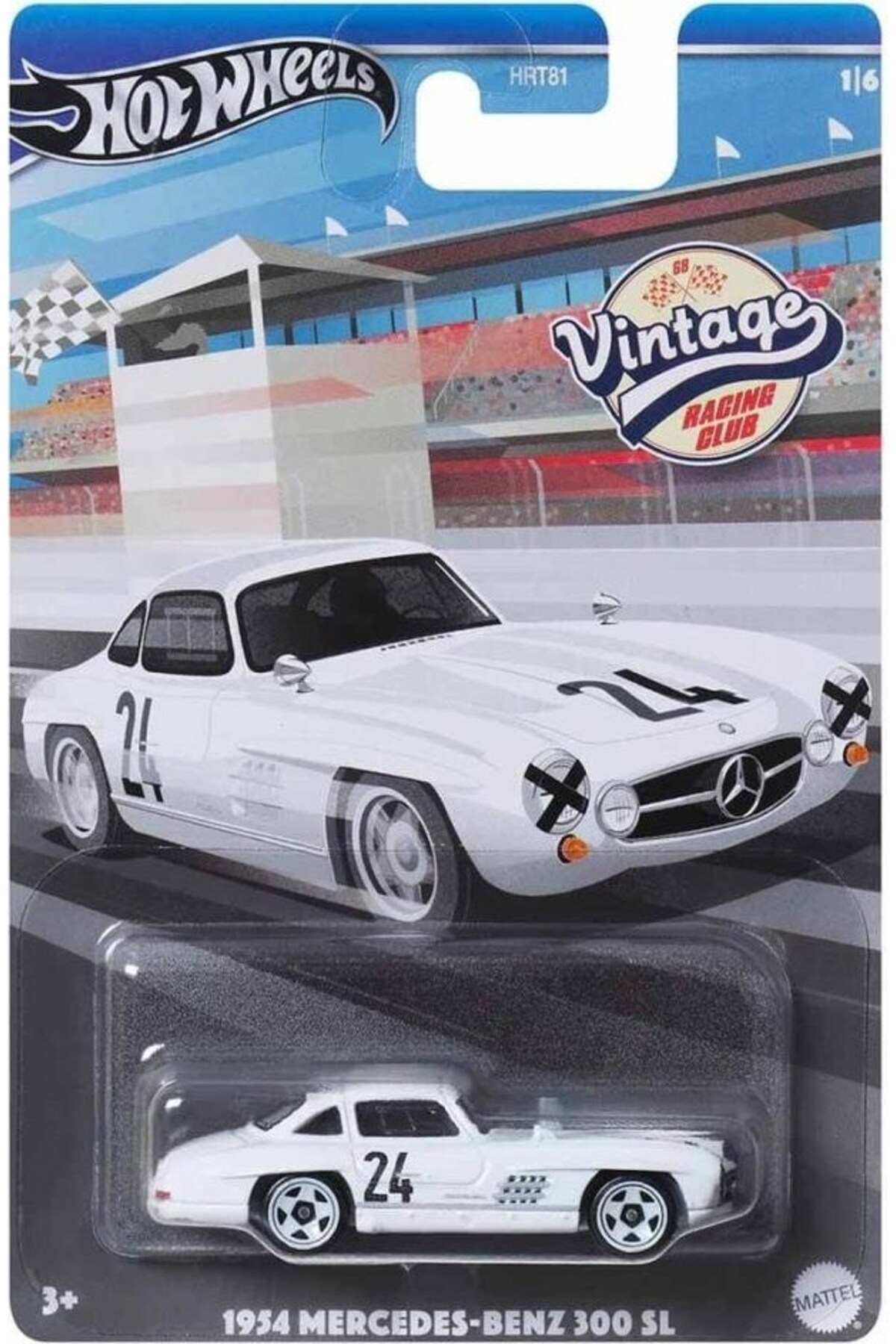 ماشین اسباب بازی خودروهای قدیمی سری ویژه 1954 مرسدس بنز 300 SL HRV00 HRT81 HOT WHEELS
