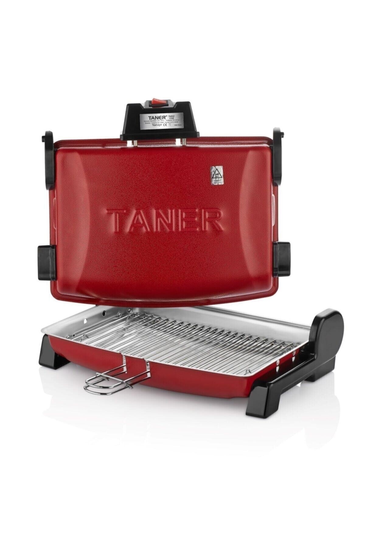 گریل برقی کباب شاپ پز دو سیم سایز کوچک قرمز اورجینال Taner