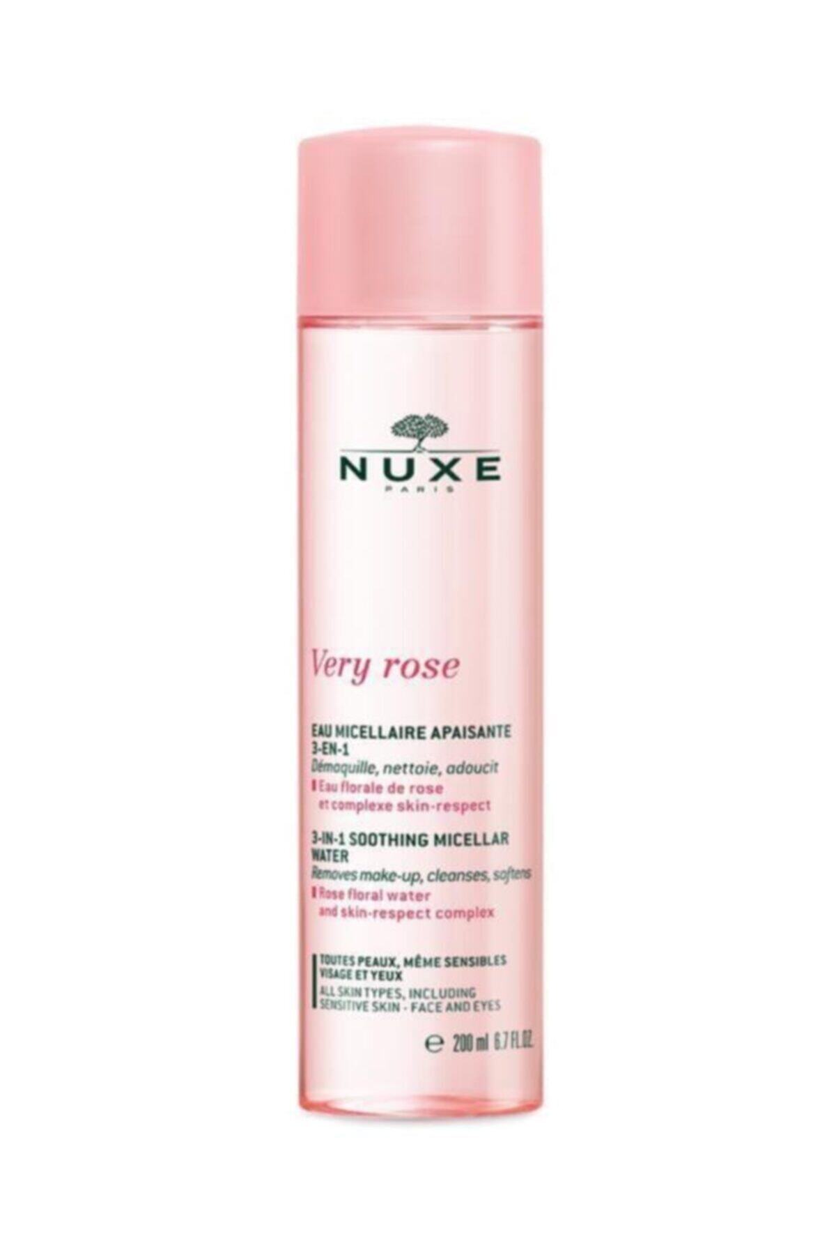 Nuxe آب پاک کننده مرطوب کننده 3 در 1 وری رز 200 میلی لیتر