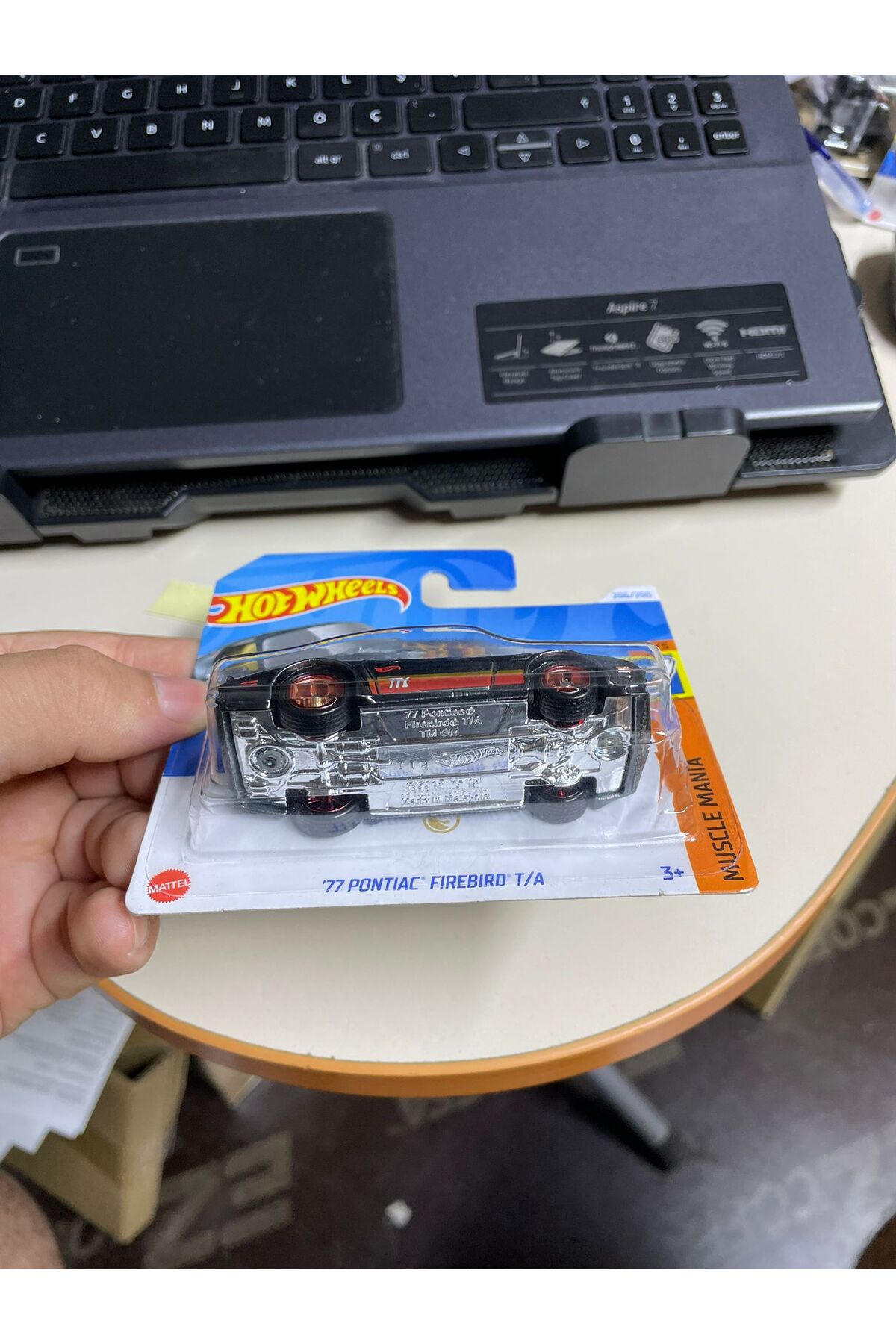 ماشین اسباب بازی '77 PONTIAC FIREBIRD T A SUPER TREASURE HUNT STH MUSCLE MANIA 2023 ترک خورده تاول هات ویلز اورجینال HOT WHEELS