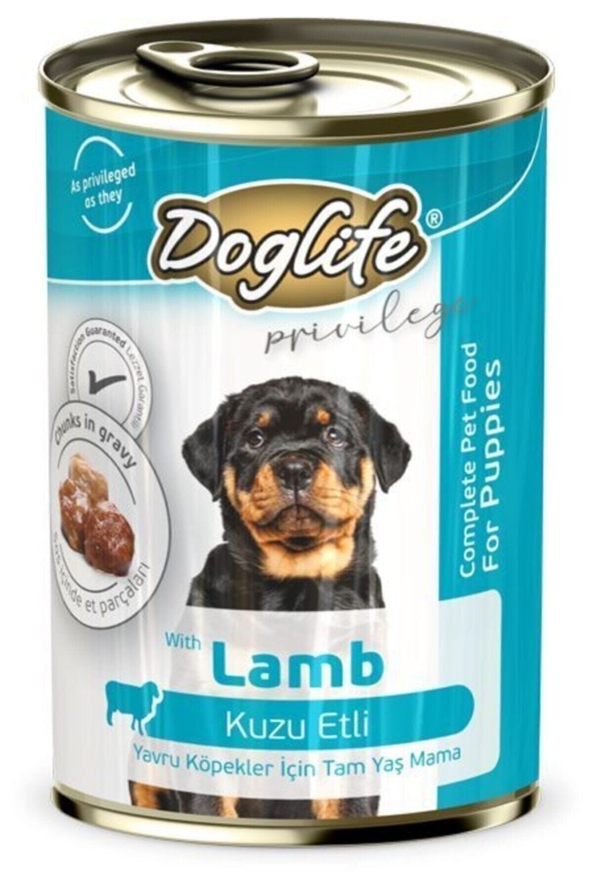 غذای تر توله‌سگ با گوشت بره ۴۰۰ گرمی داگ‌لایف Doglife