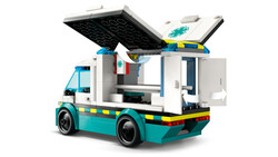 مجموعه ساختنی آمبولانس امداد فوری لگو LEGO سیتی City مدل 60451، ۱۸۴ قطعه، حداقل ۵ سال