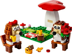 مجموعه ساختنی لگو LEGO آیکونیک پیک‌نیک جوجه‌تیغی مدل 40711، ۱۶۶ قطعه، حداقل سن ۸ سال