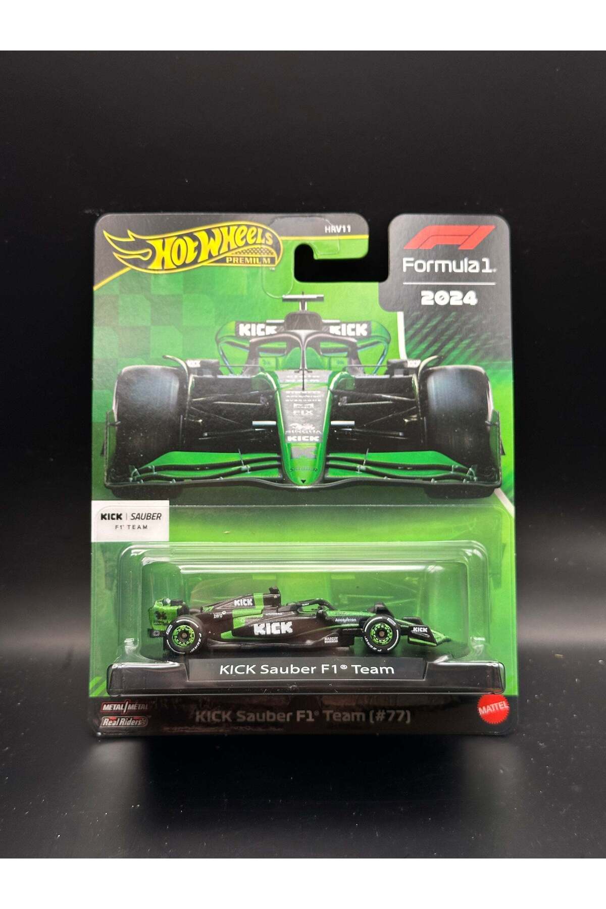ماشین اسباب بازی فرمول پریمیوم 1 کیک سابر شماره 77 از ترکیه HOT WHEELS